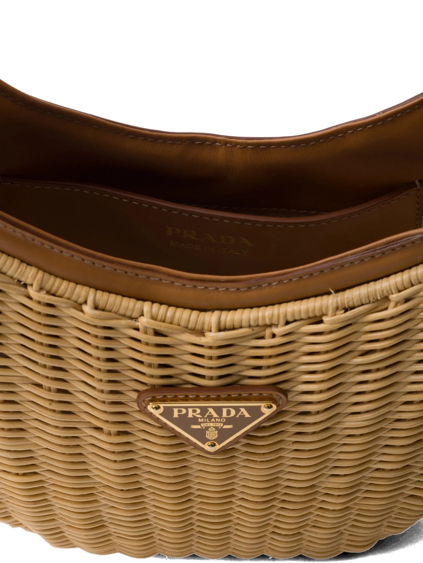 Arqué woven shoulder bag