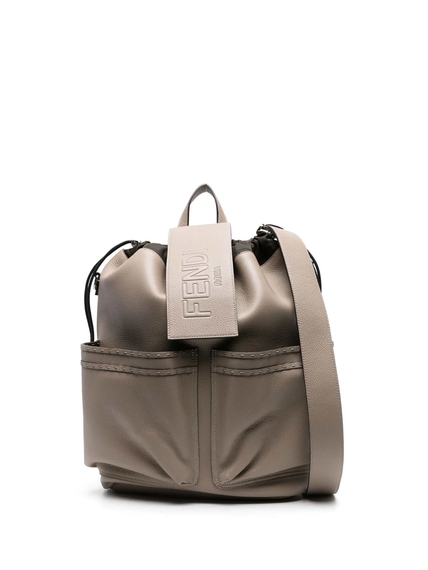 medium Strike leather backpack