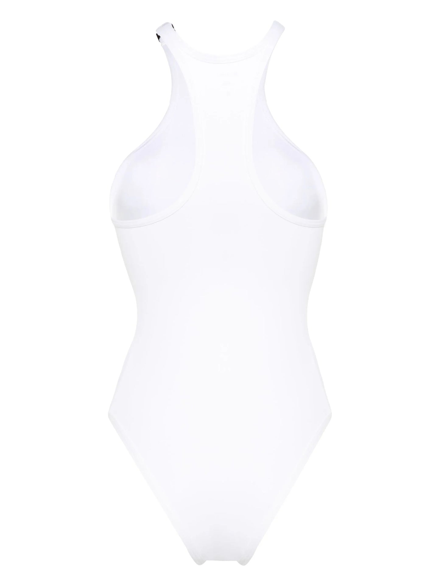 logo-plaque swimsuit