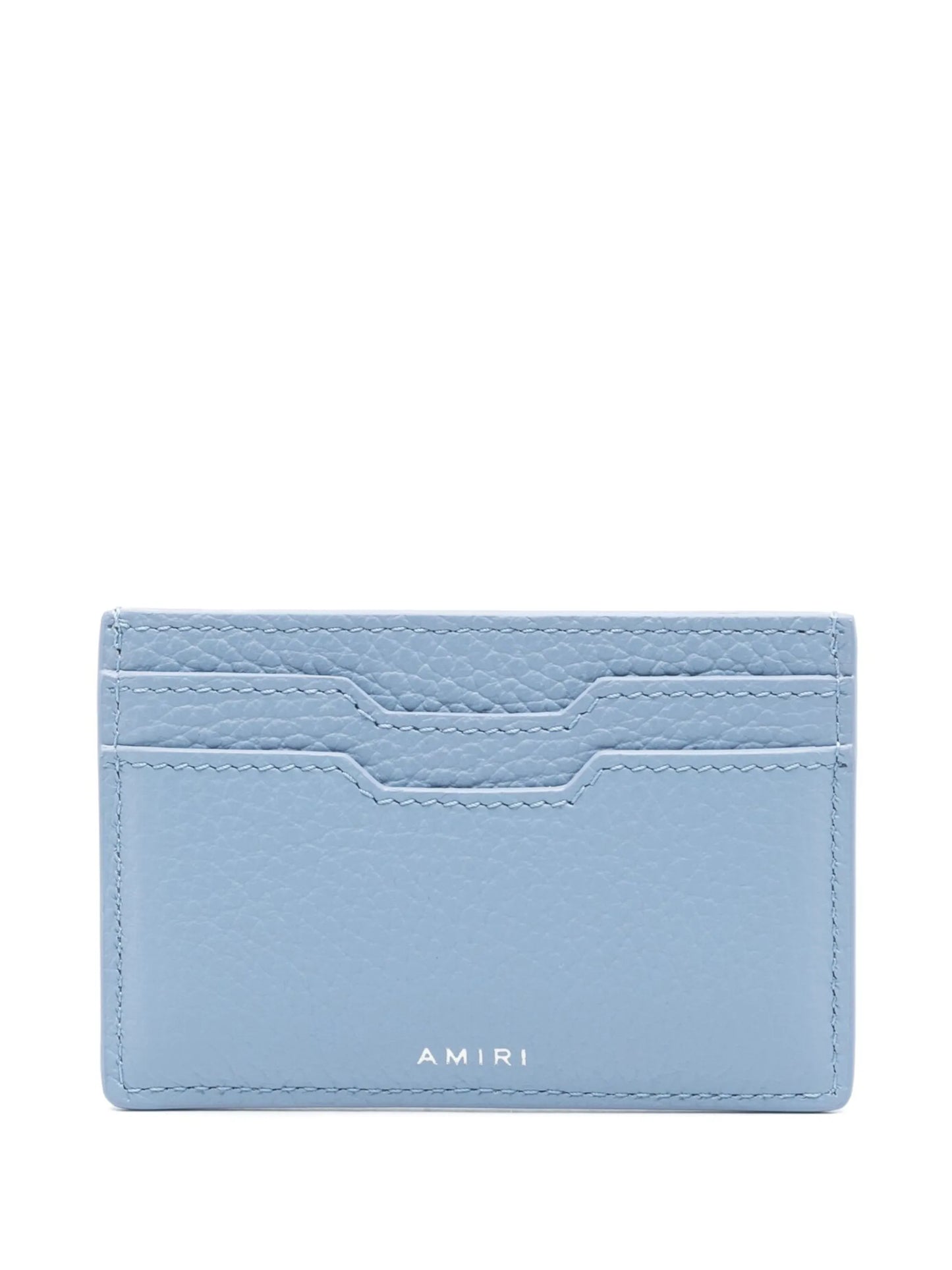 MA-plaque leather cardholder