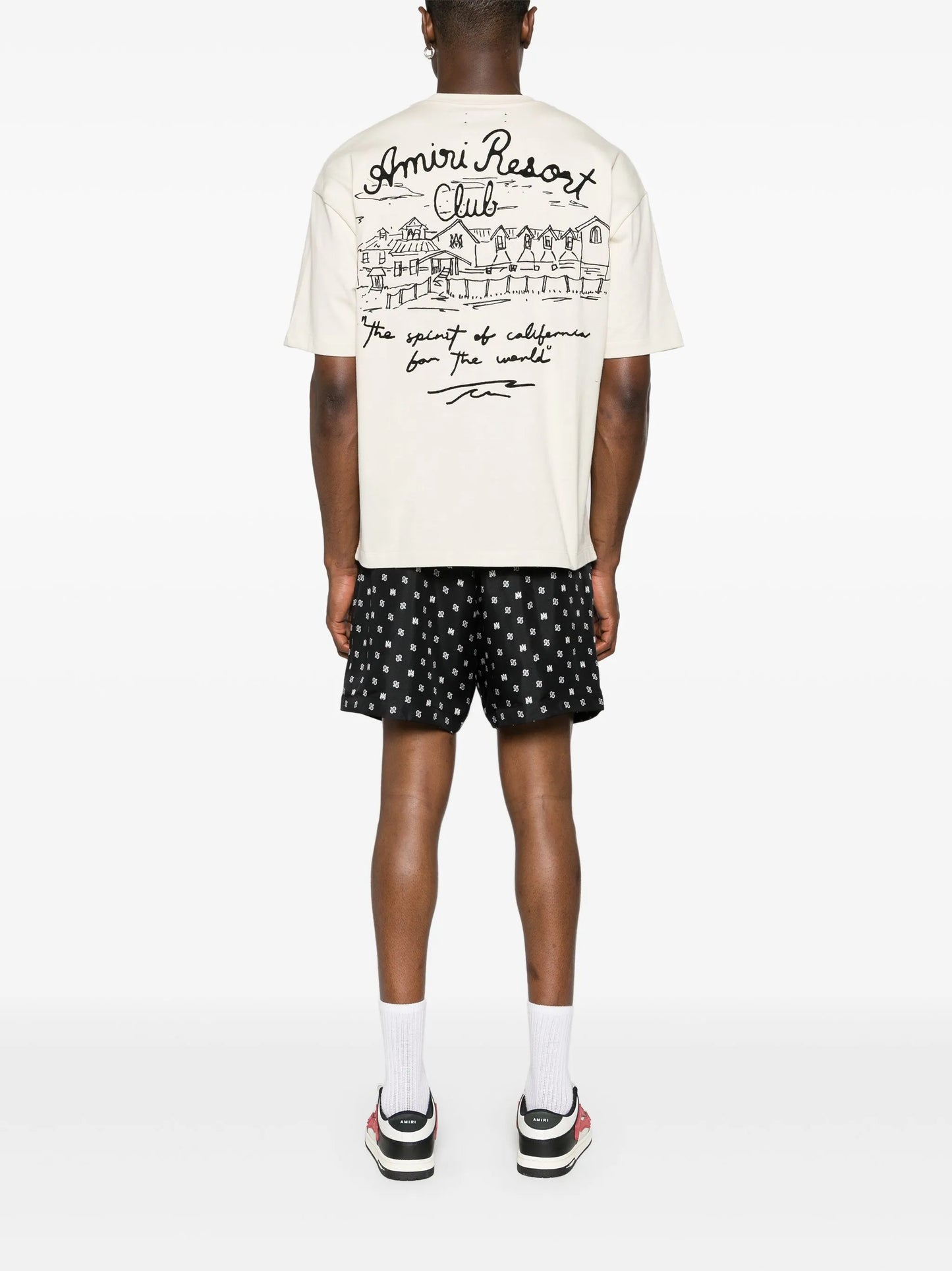 logo-embroidered cotton T-shirt