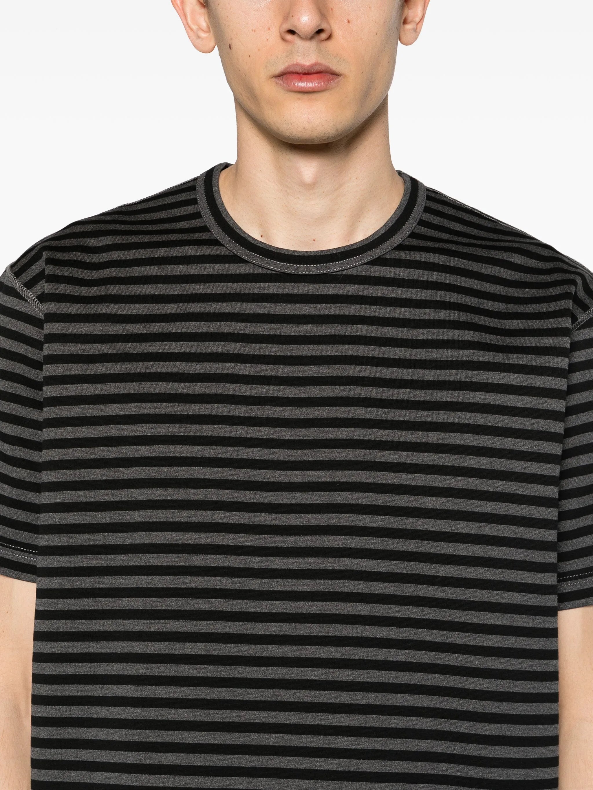 striped jersey T-shirt