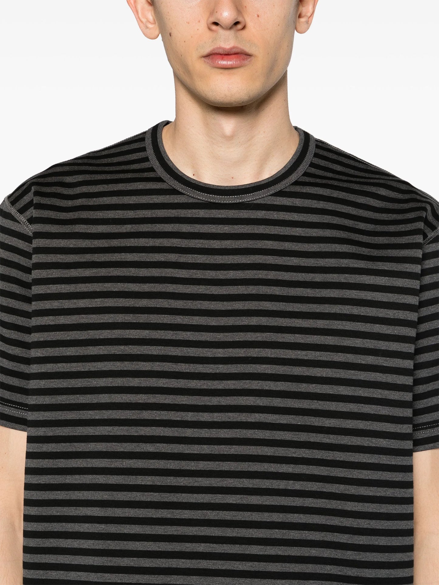 striped jersey T-shirt