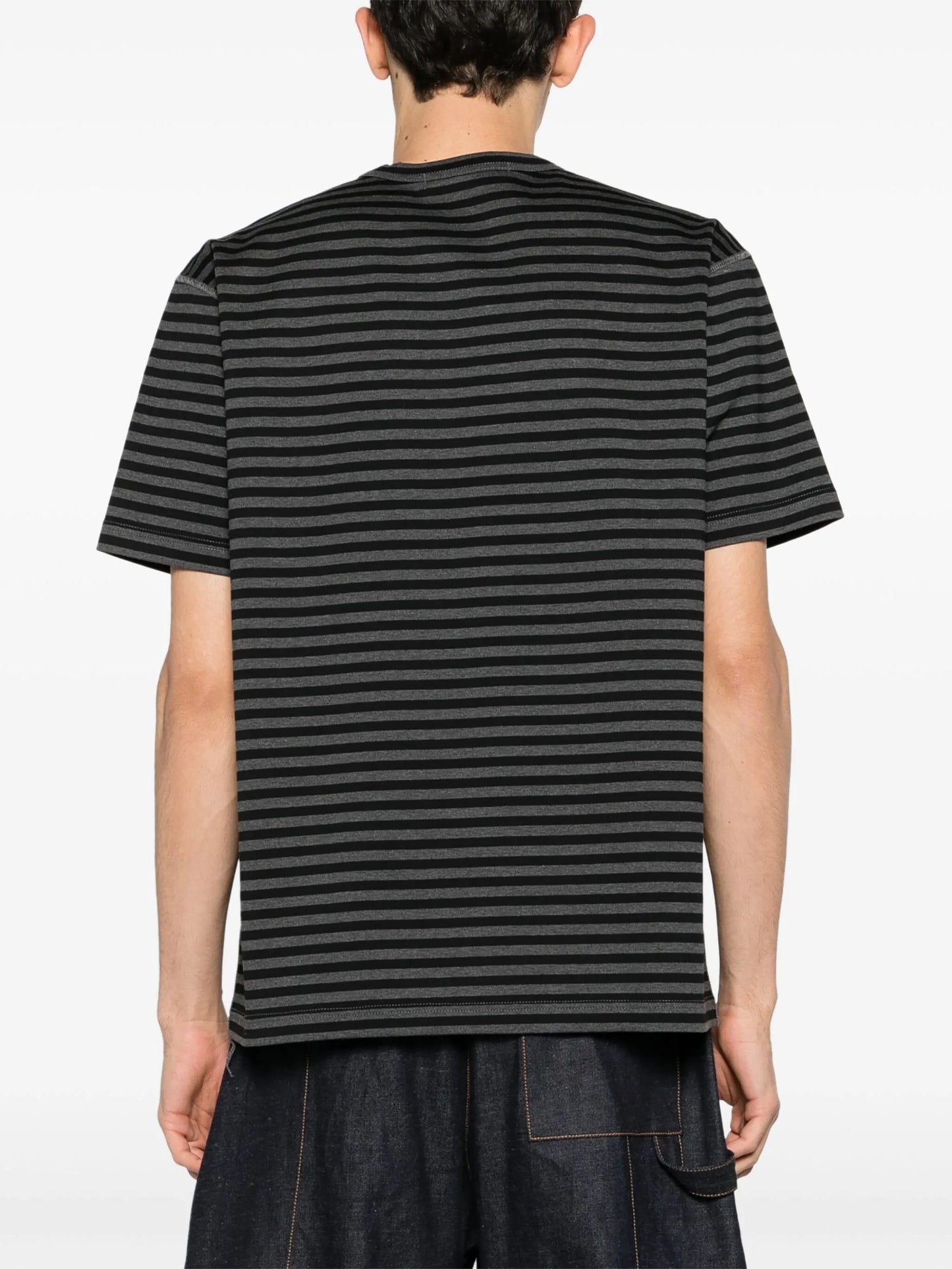 striped jersey T-shirt