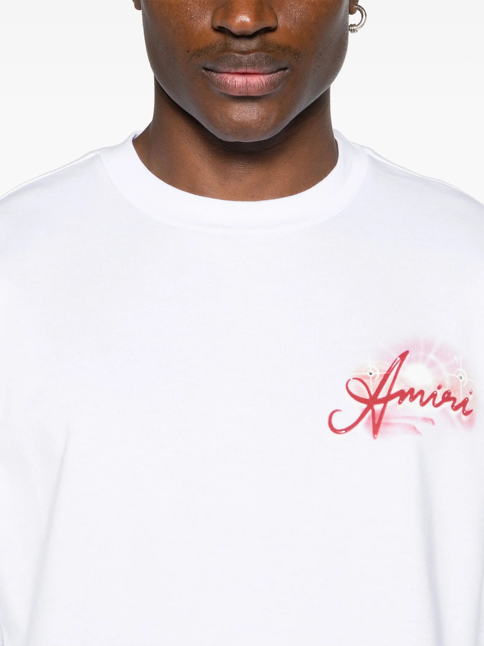 Paradise Airbrush cotton T-shirt