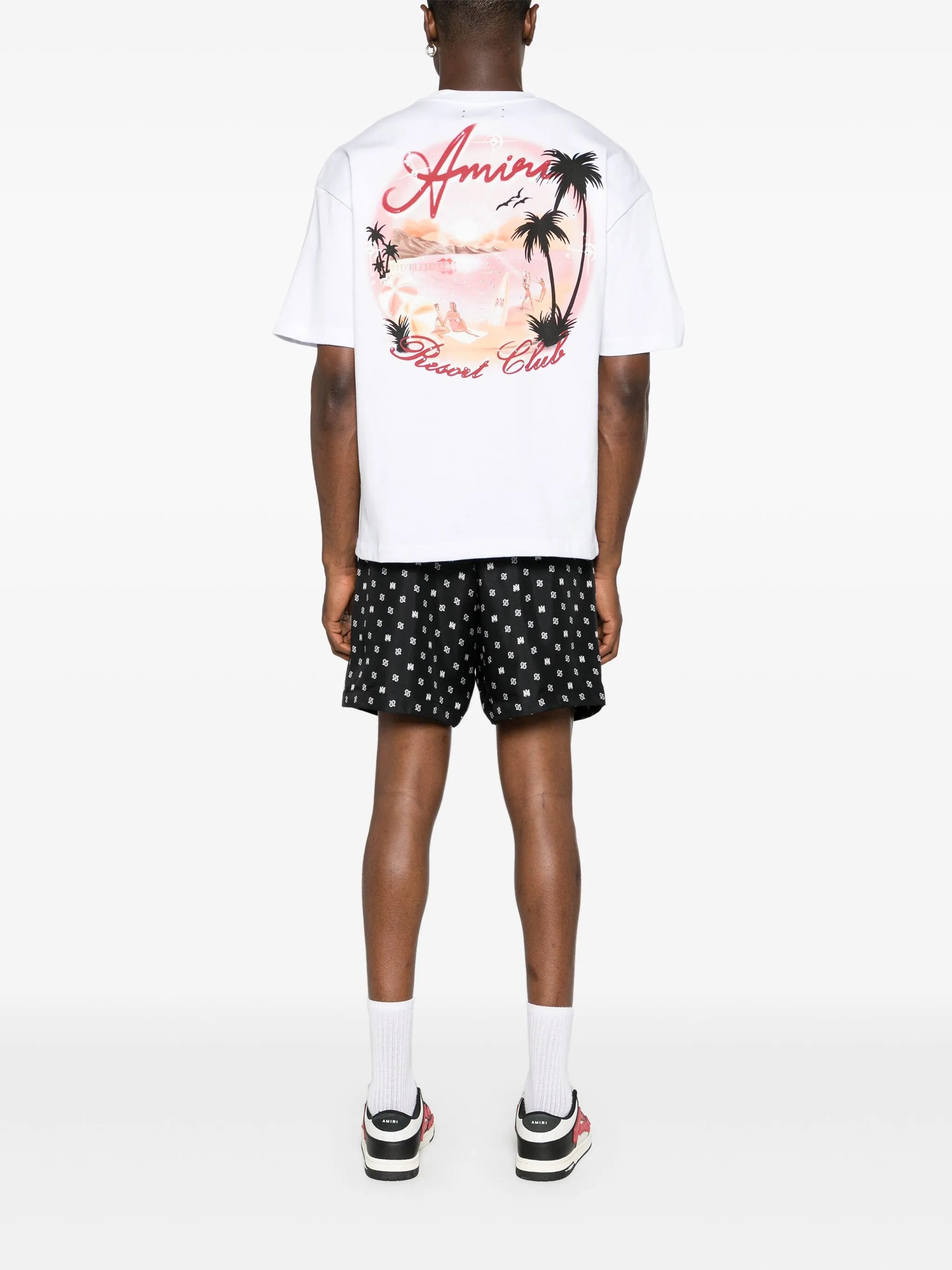 Paradise Airbrush cotton T-shirt