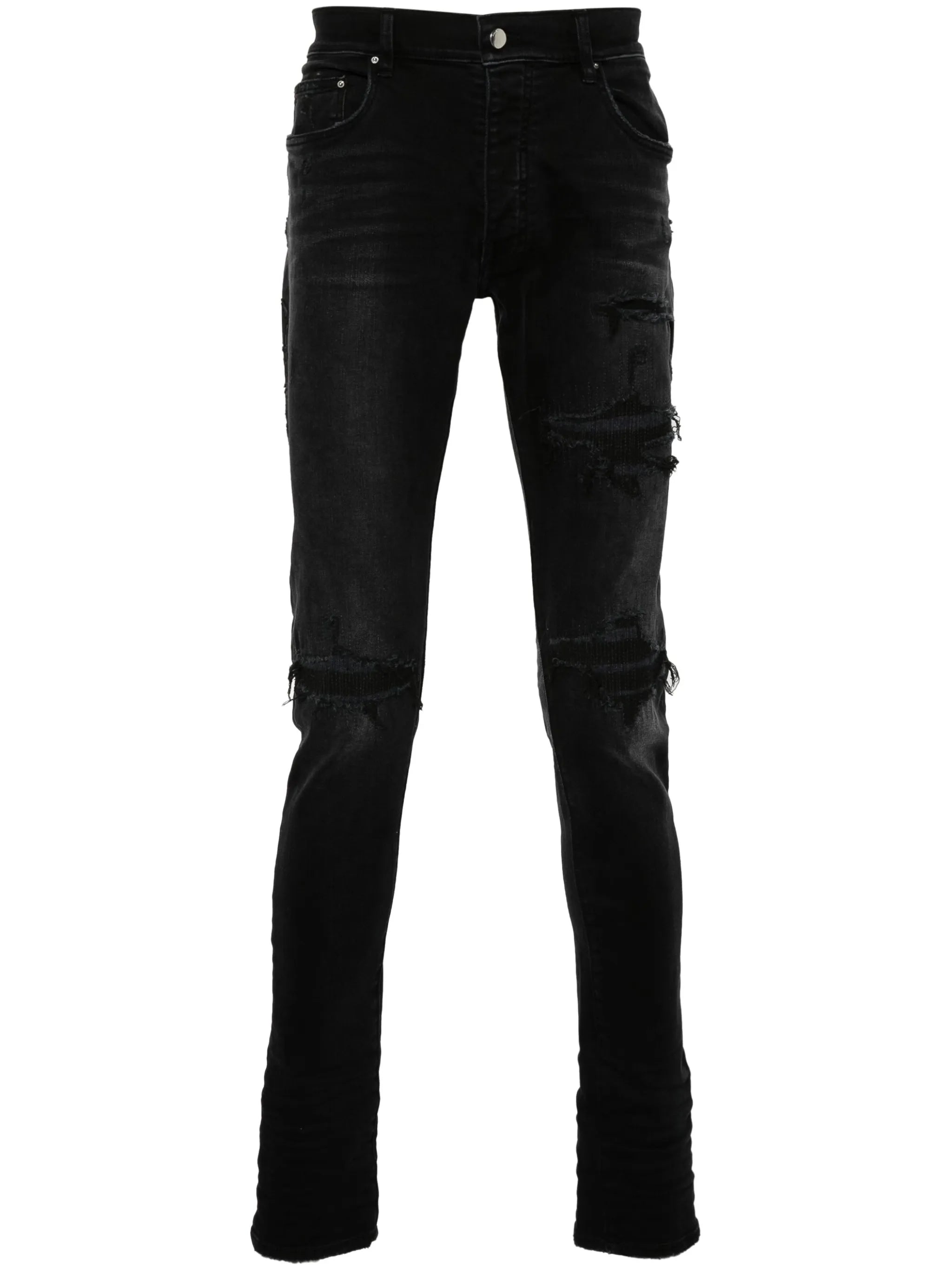 distressed skinny jeans