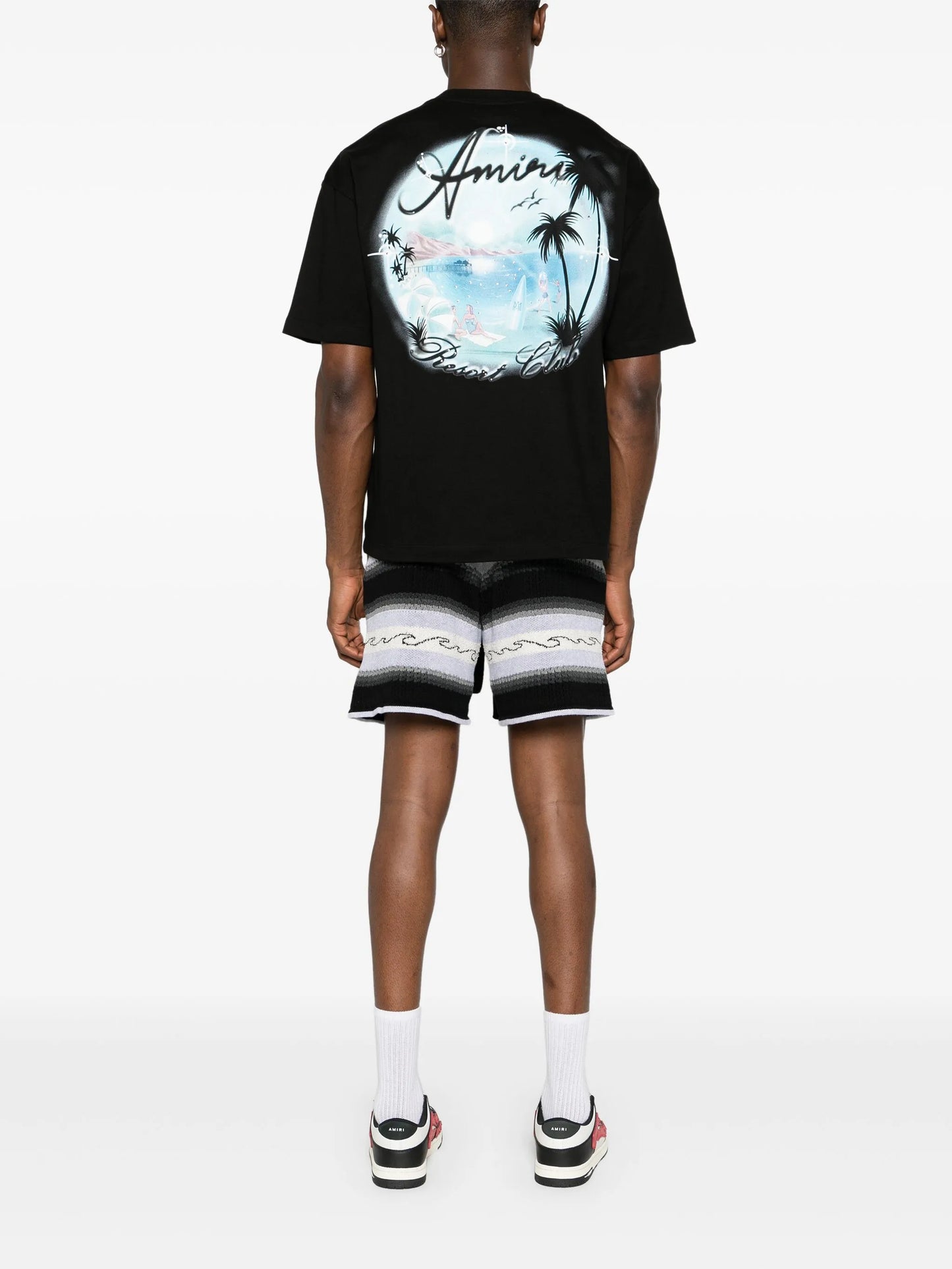 Paradise Airbrush cotton T-shirt