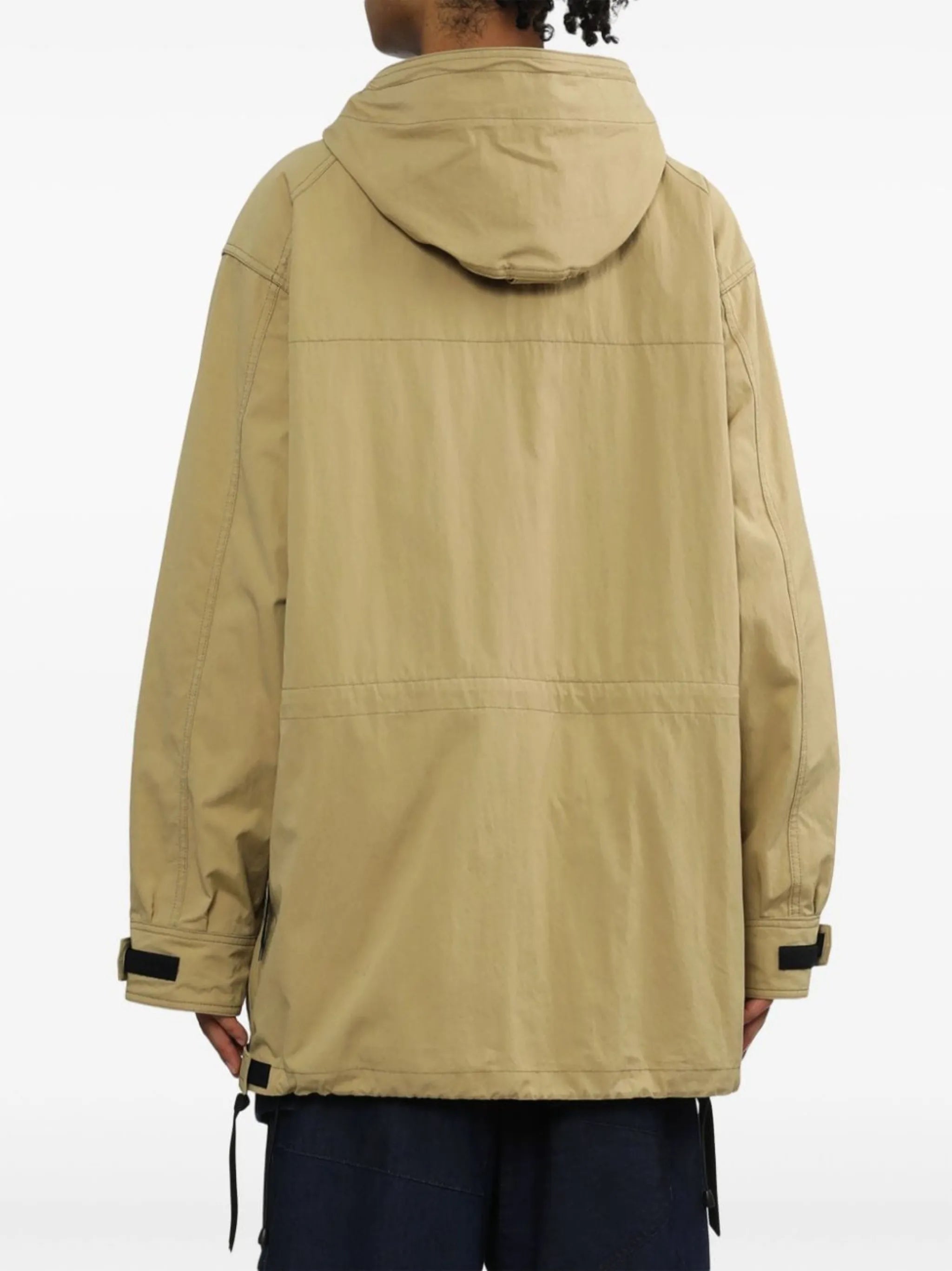 hooded miltary jacket