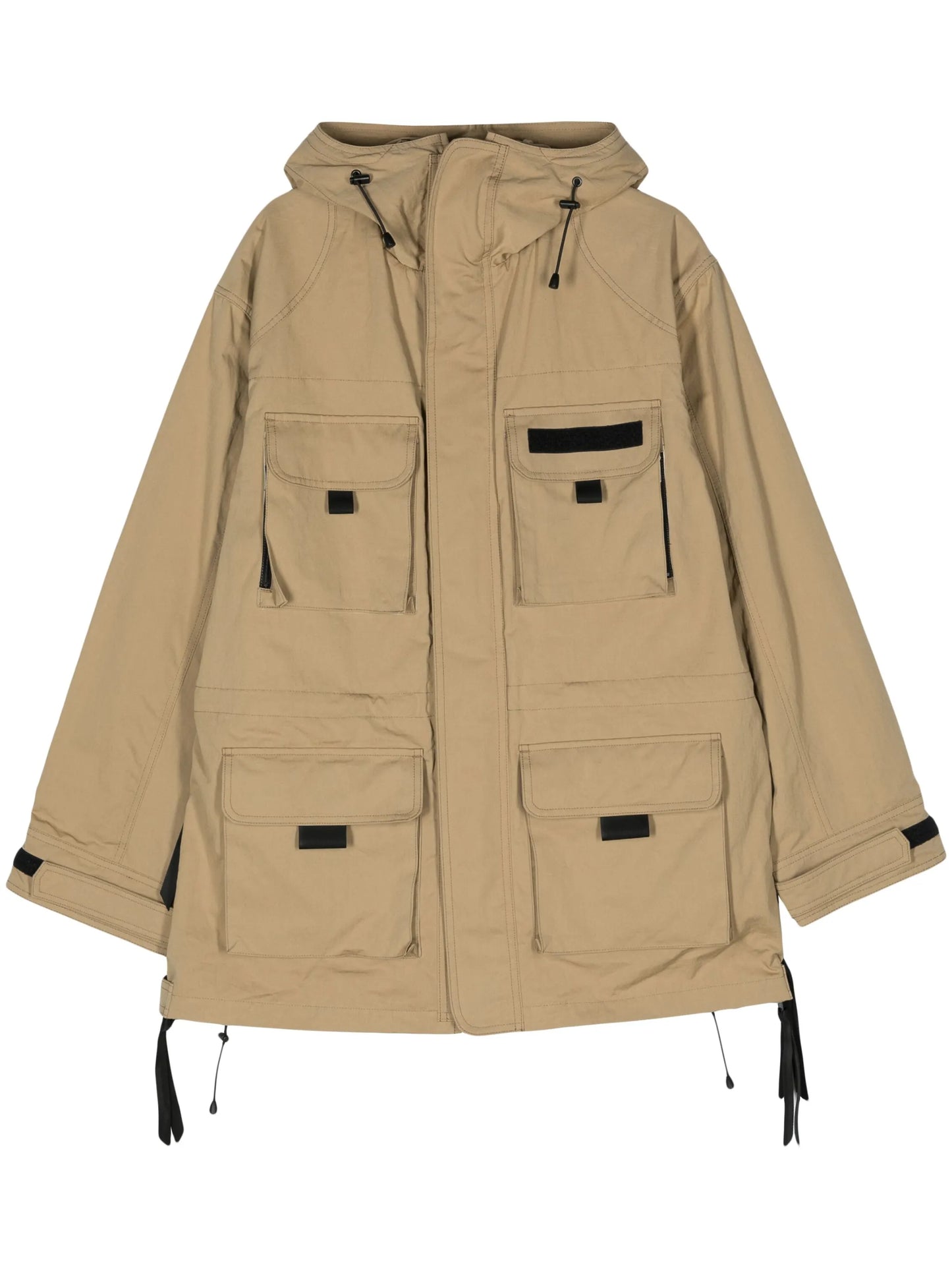 hooded miltary jacket