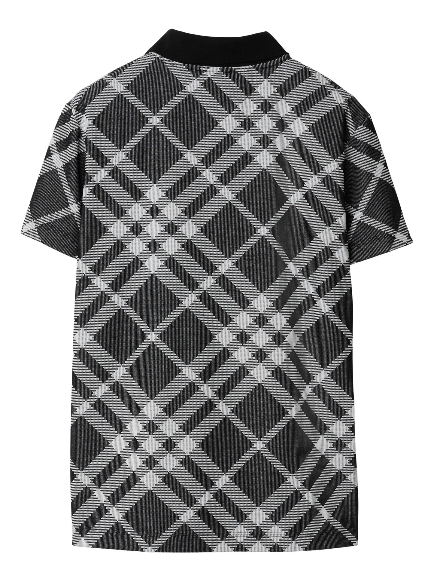 Vintage Check cotton polo shirt