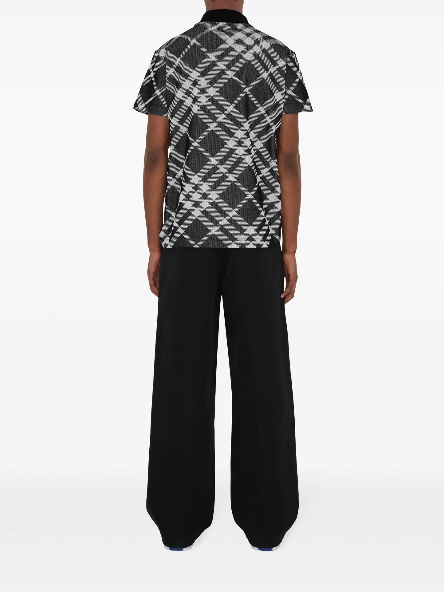 Vintage Check cotton polo shirt