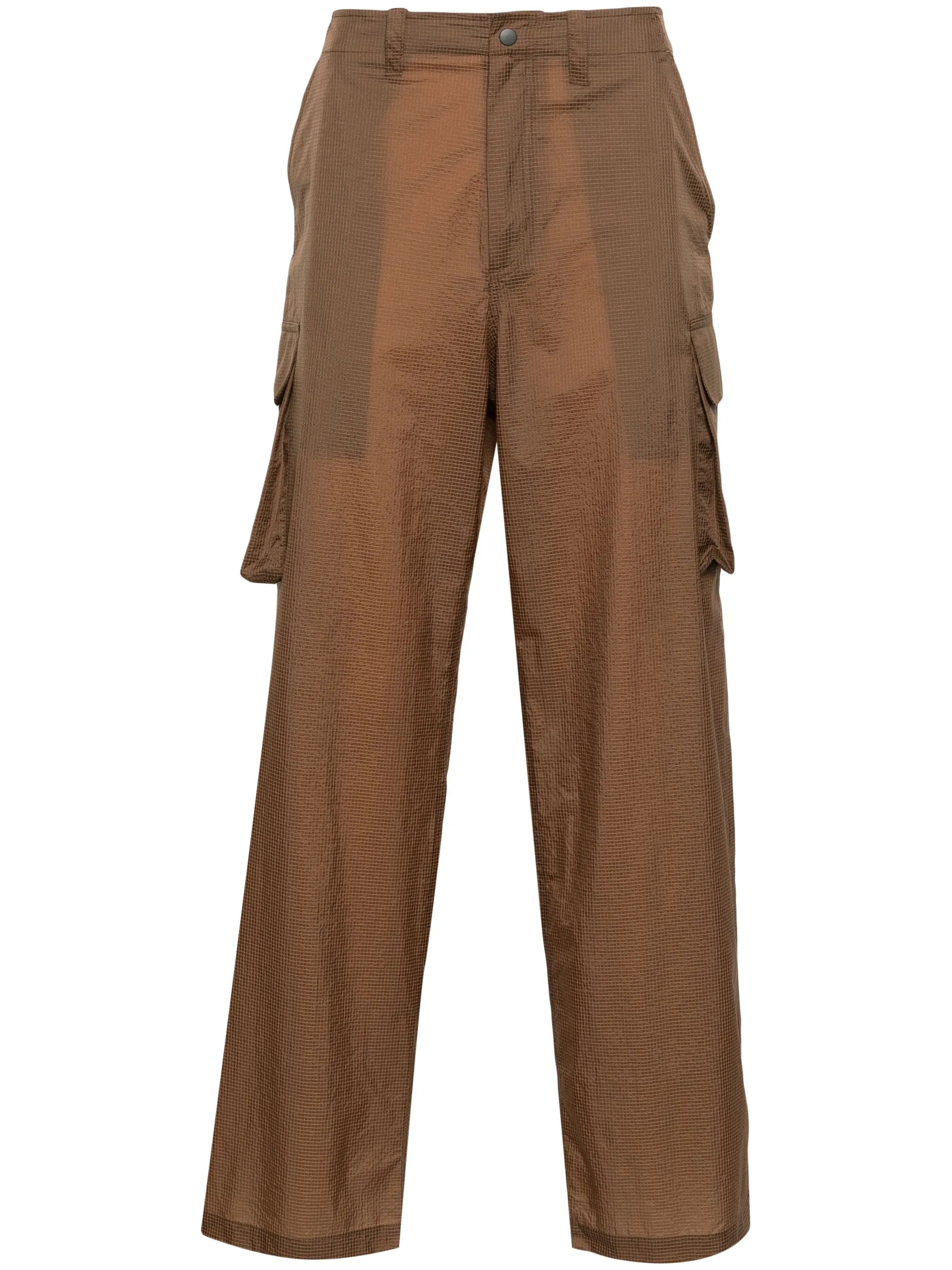 ripstop straight cargo trousers