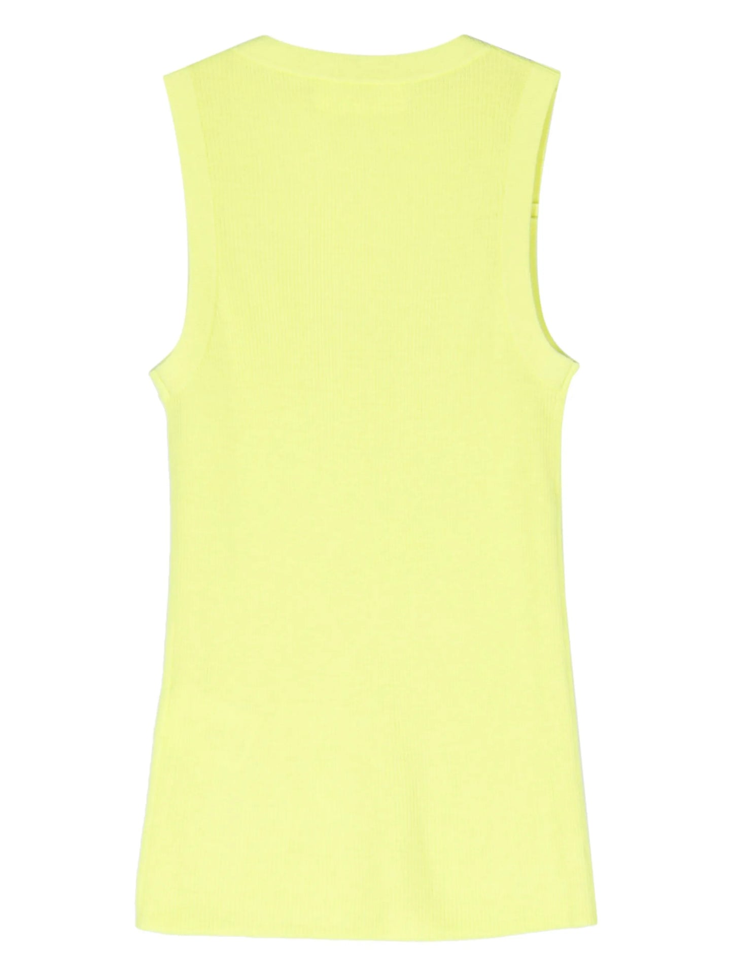 ribbed-knit cashmere tank top