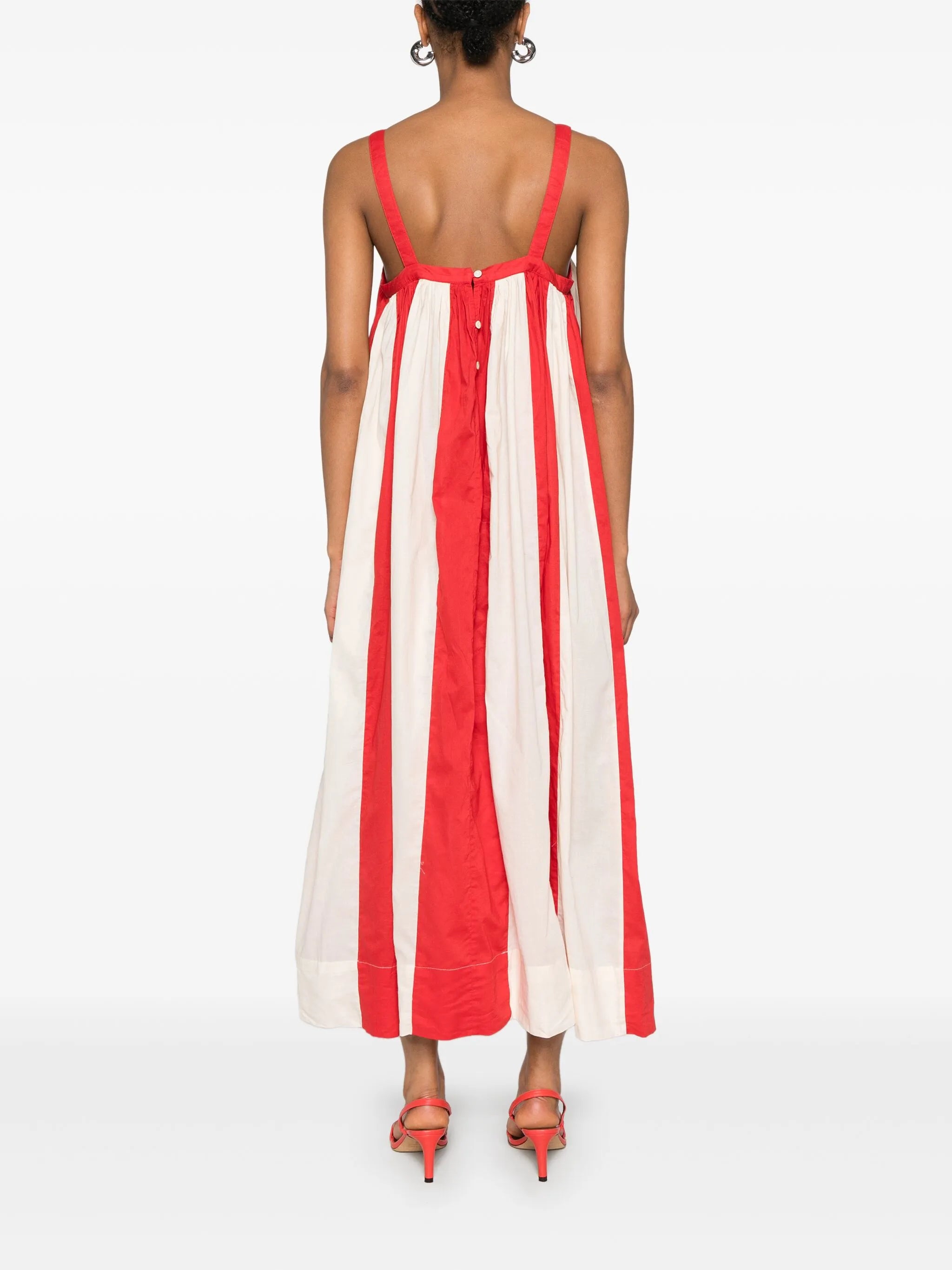 Liberty Stripe maxi dress