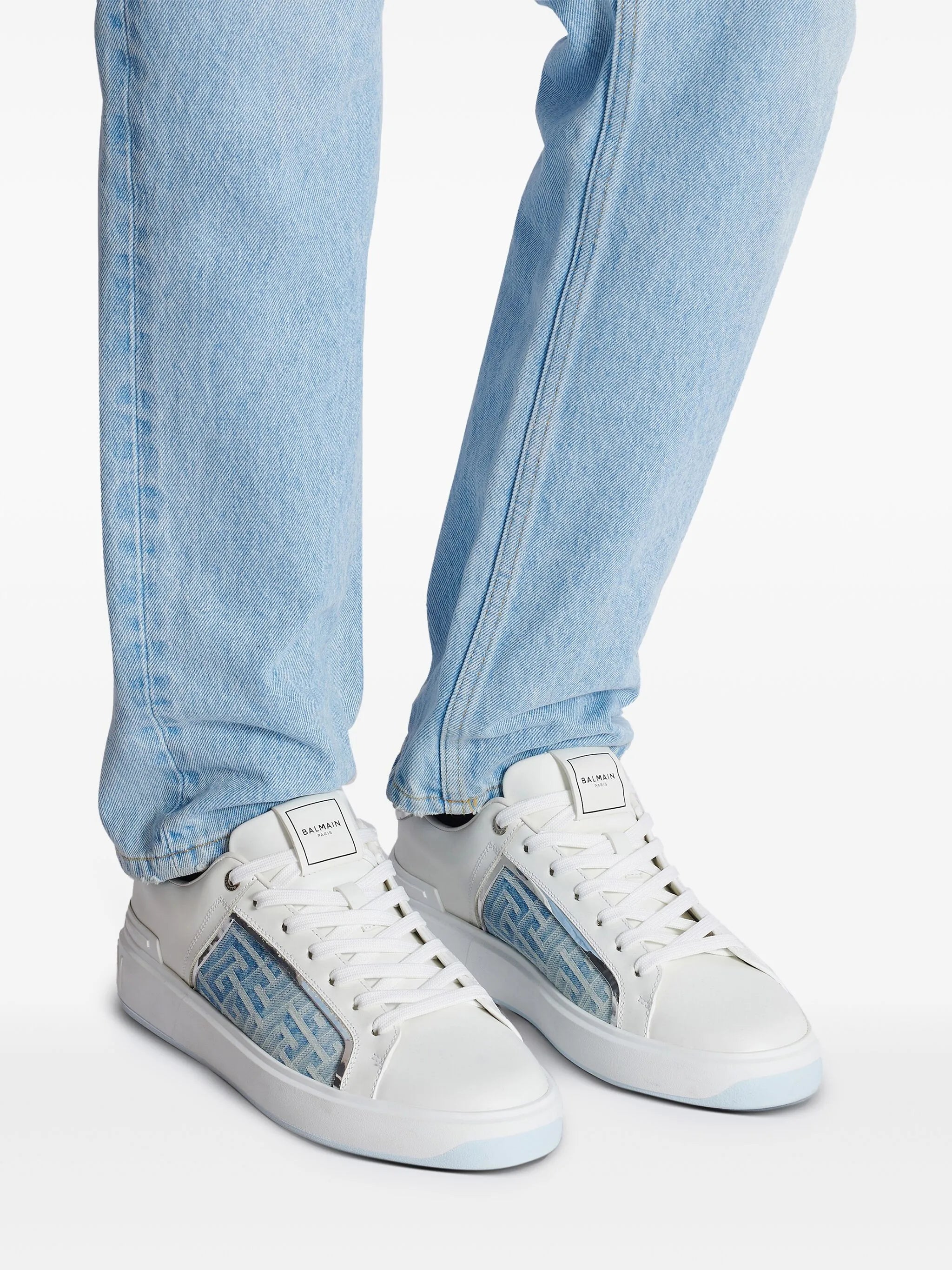 B-Court leather sneakers