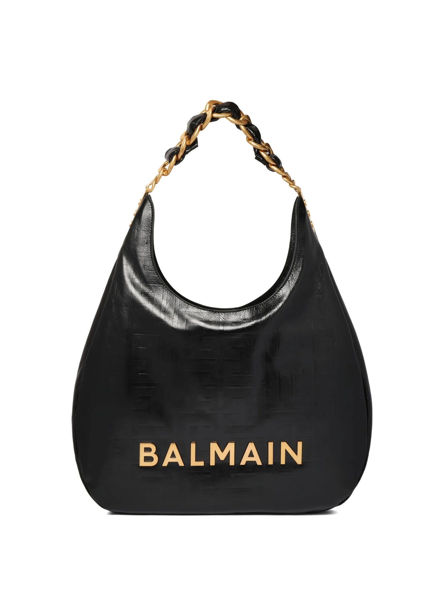 1945 crinkled leather shoulder bag