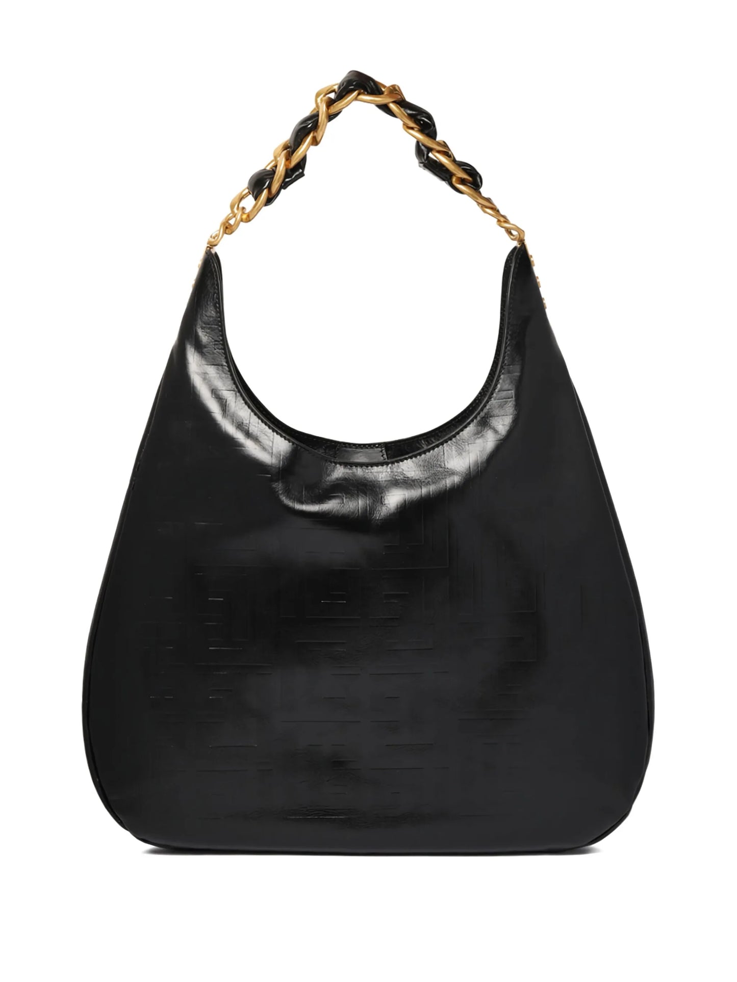 1945 crinkled leather shoulder bag
