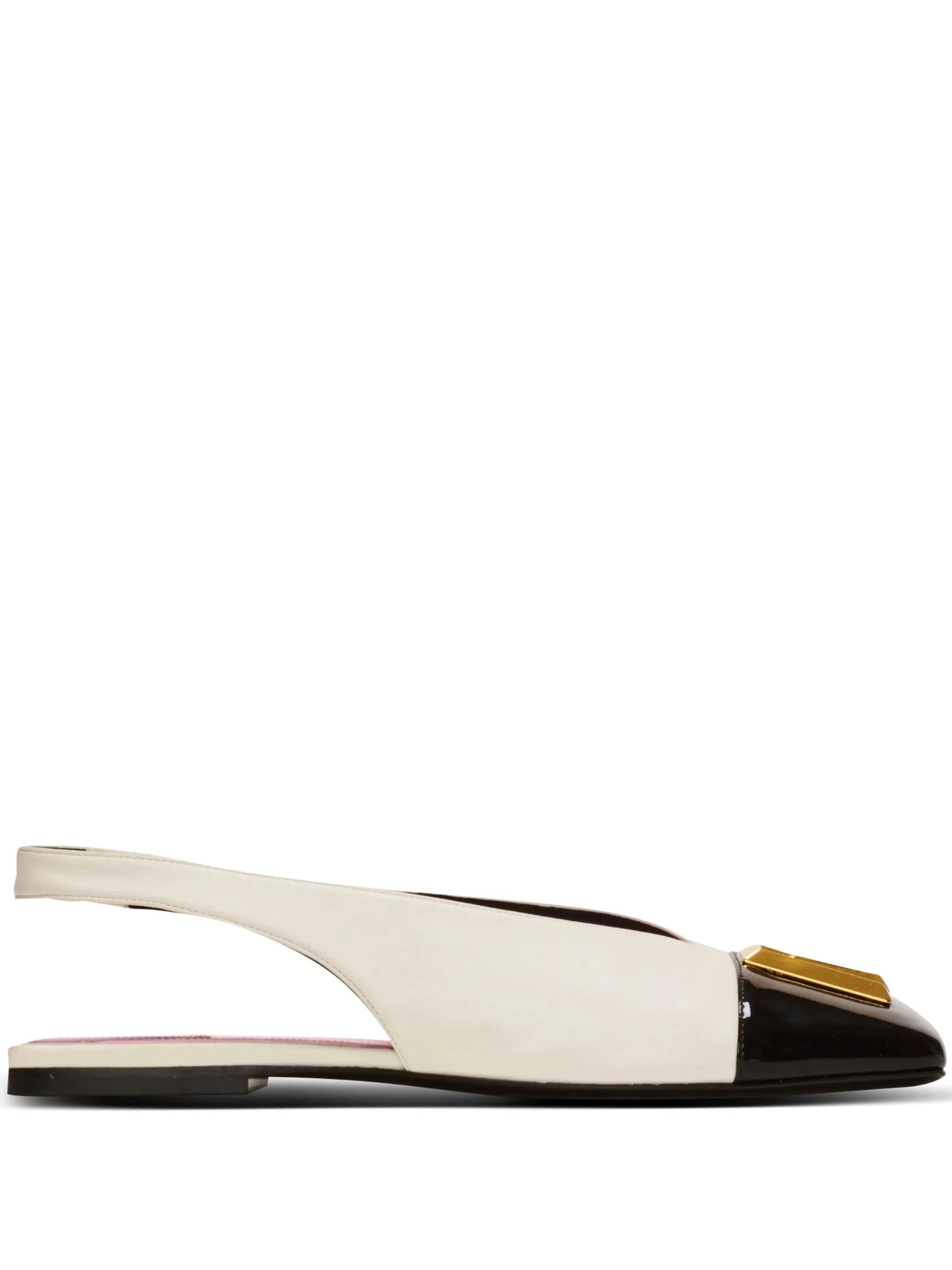 Eden leather ballerina shoes