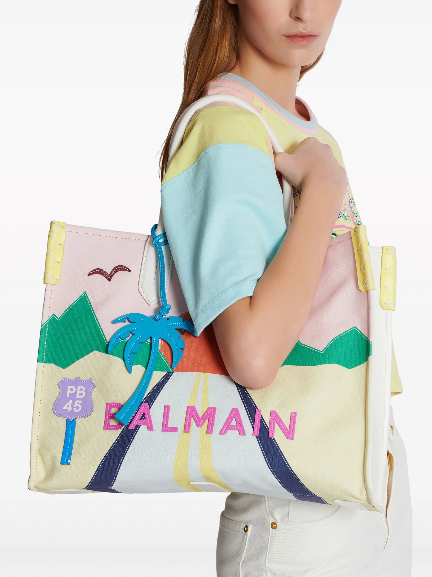medium B-Army Postcard tote bag