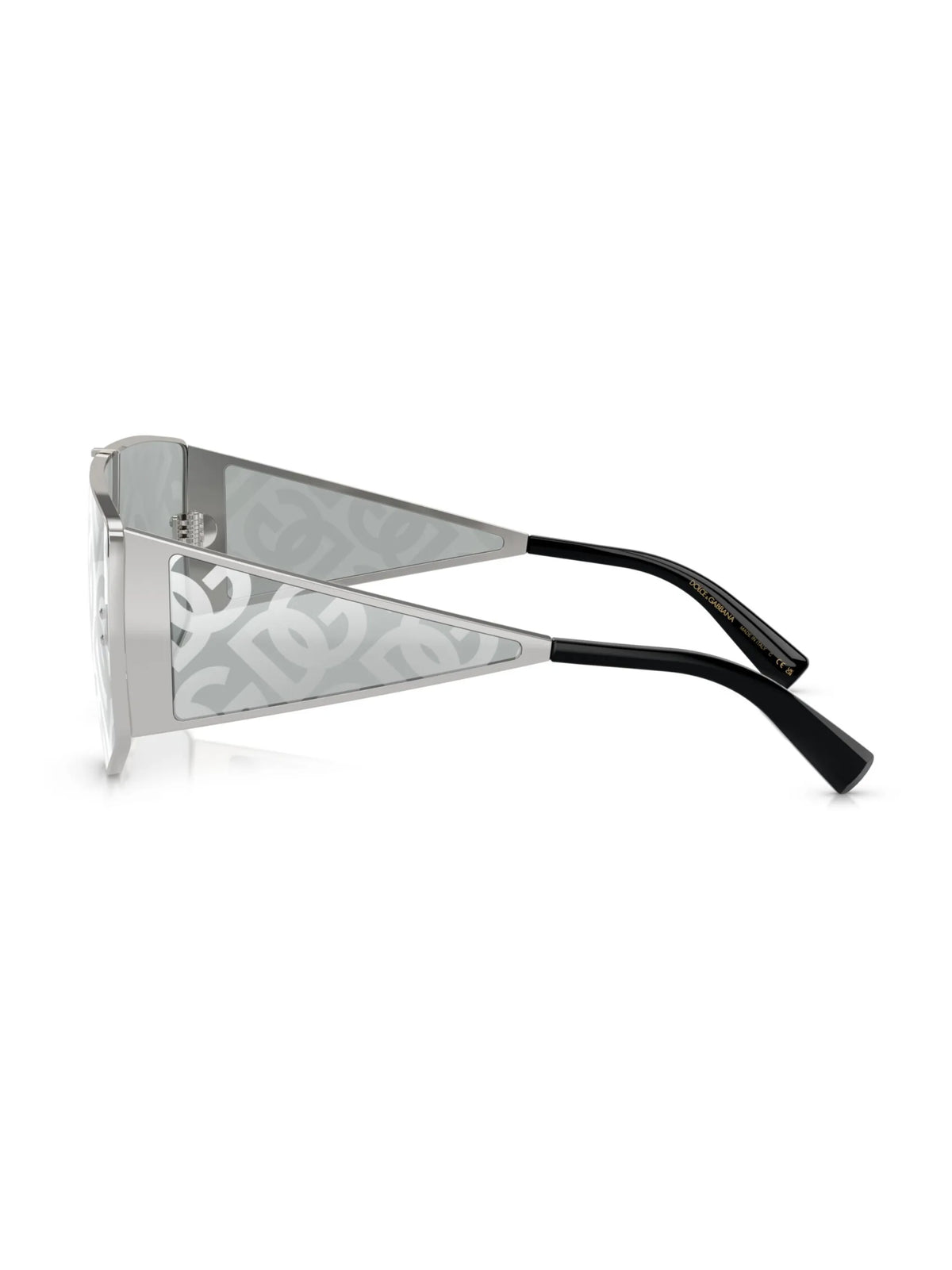 Sharped mask-frame sunglasses