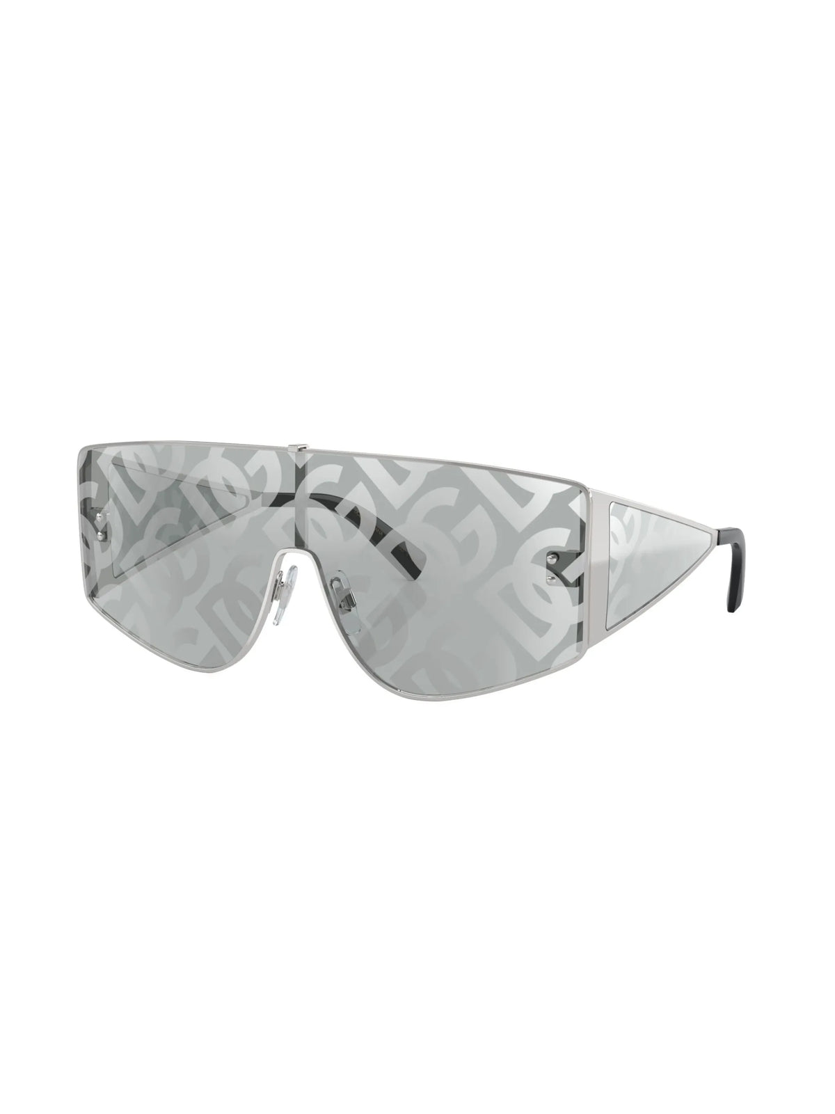 Sharped mask-frame sunglasses