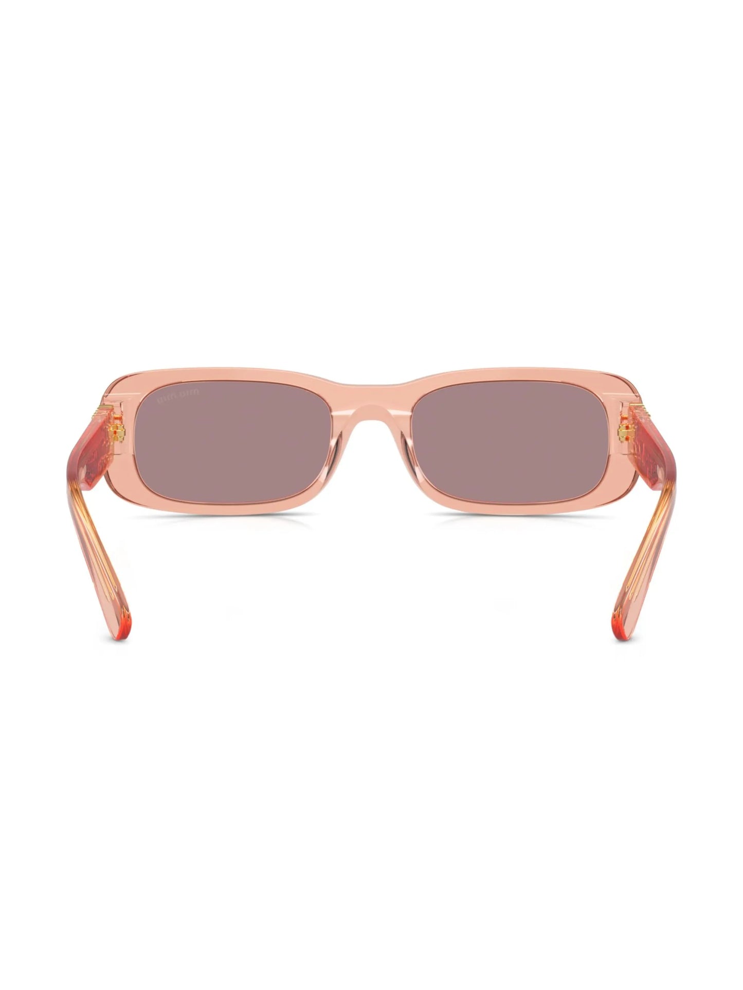 logo-lettering rectangle-frame sunglasses