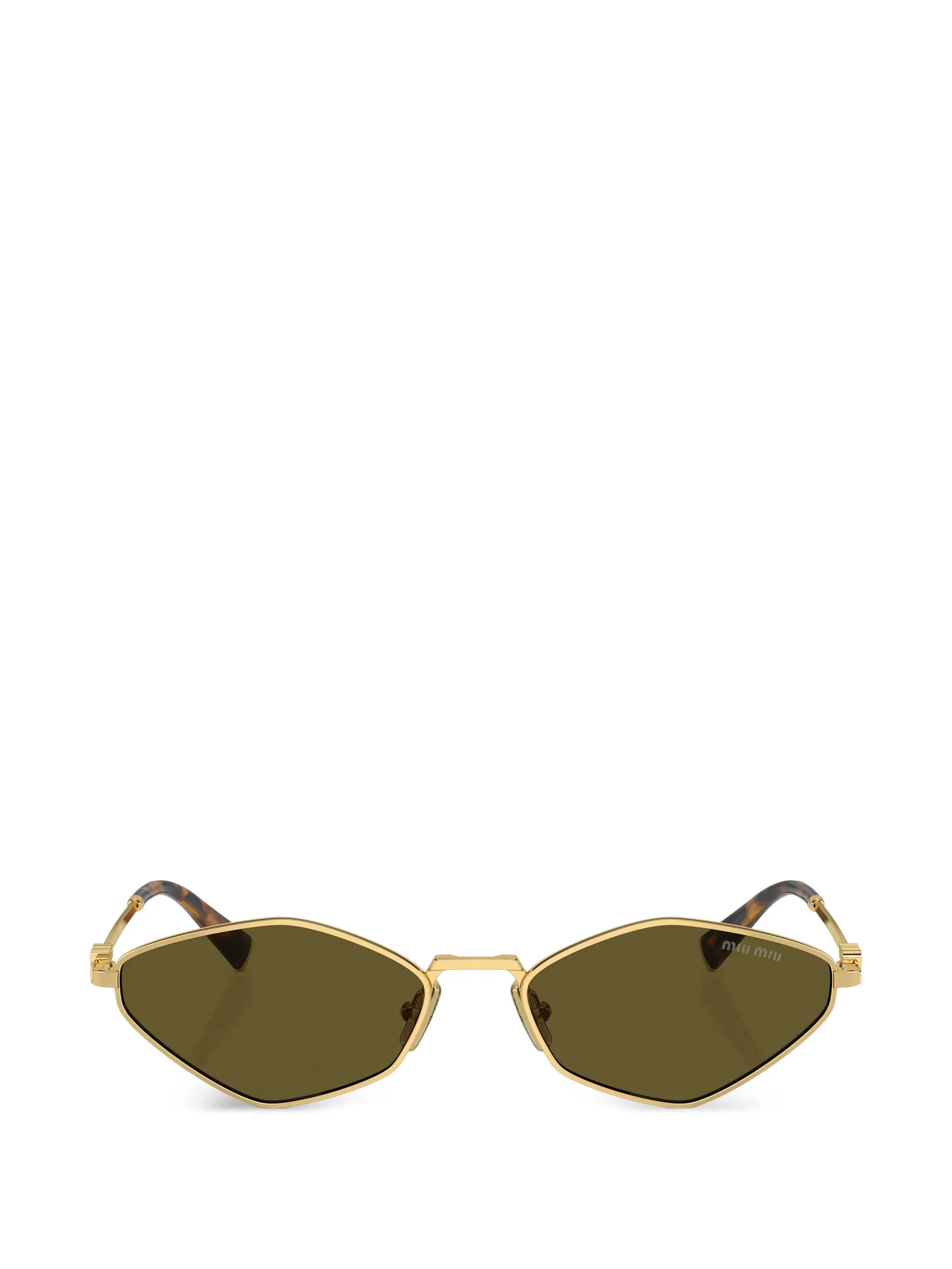 geometric-frame sunglasses