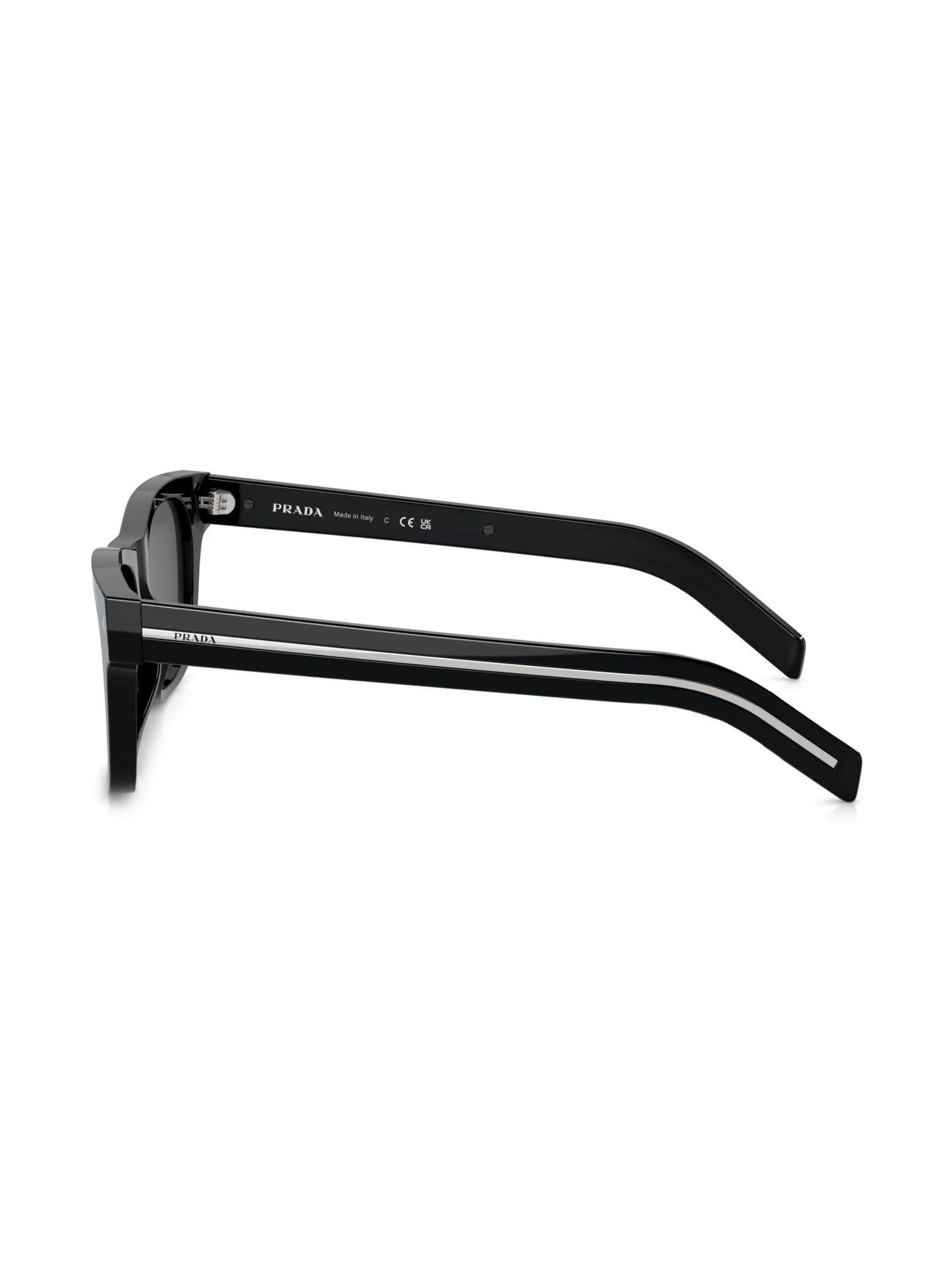 logo-engraved square-frame sunglasses