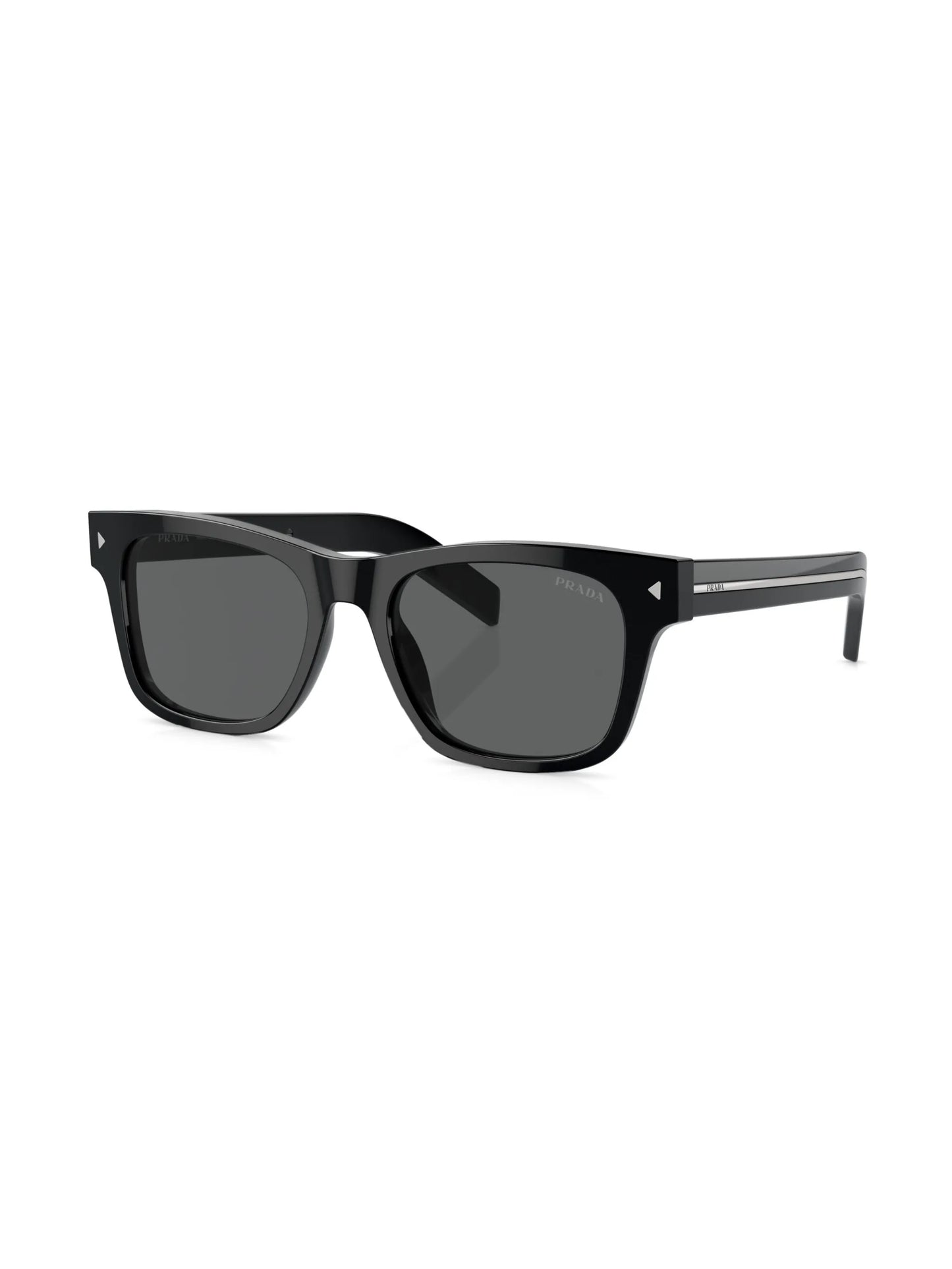 logo-engraved square-frame sunglasses