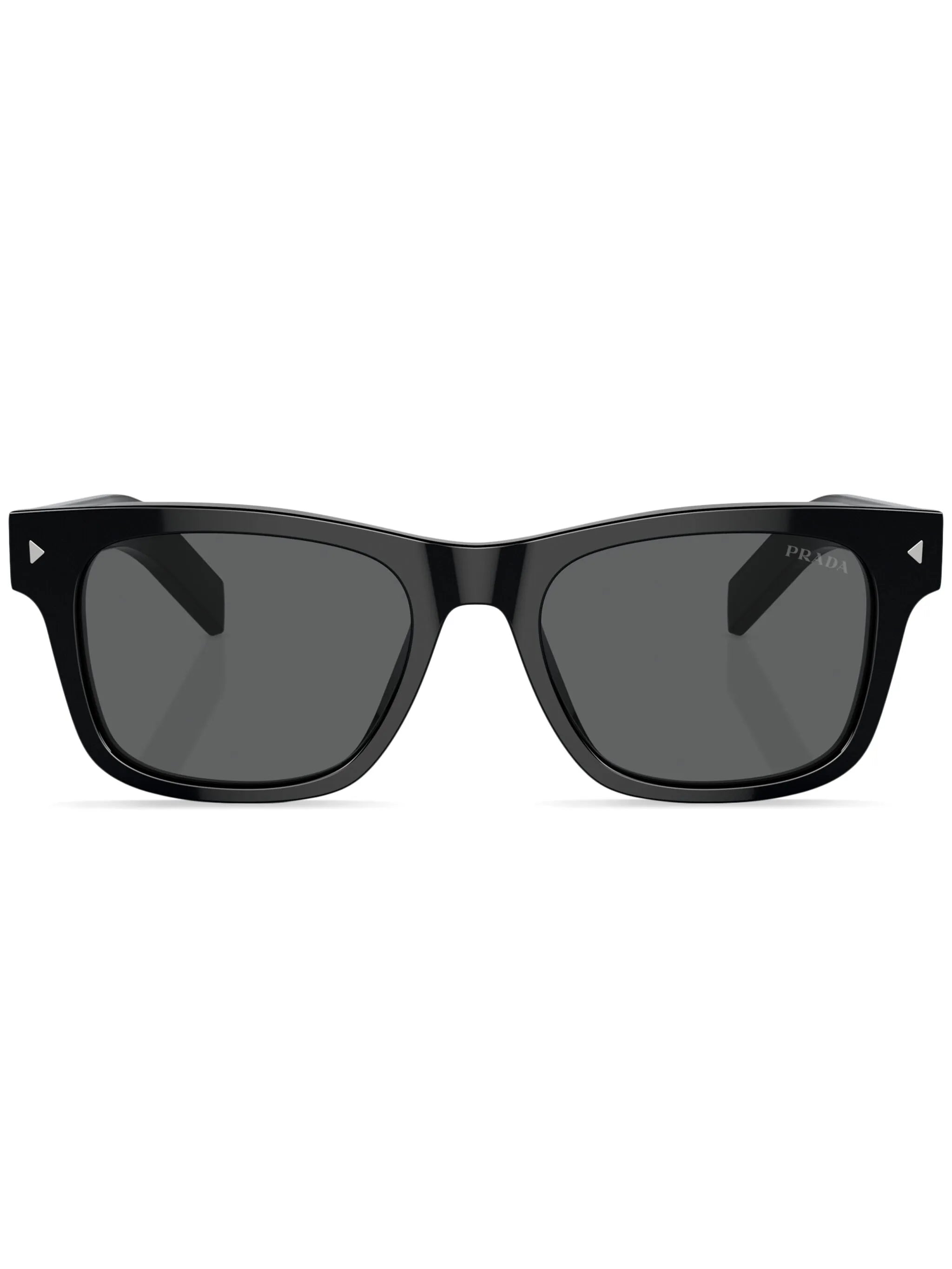 logo-engraved square-frame sunglasses