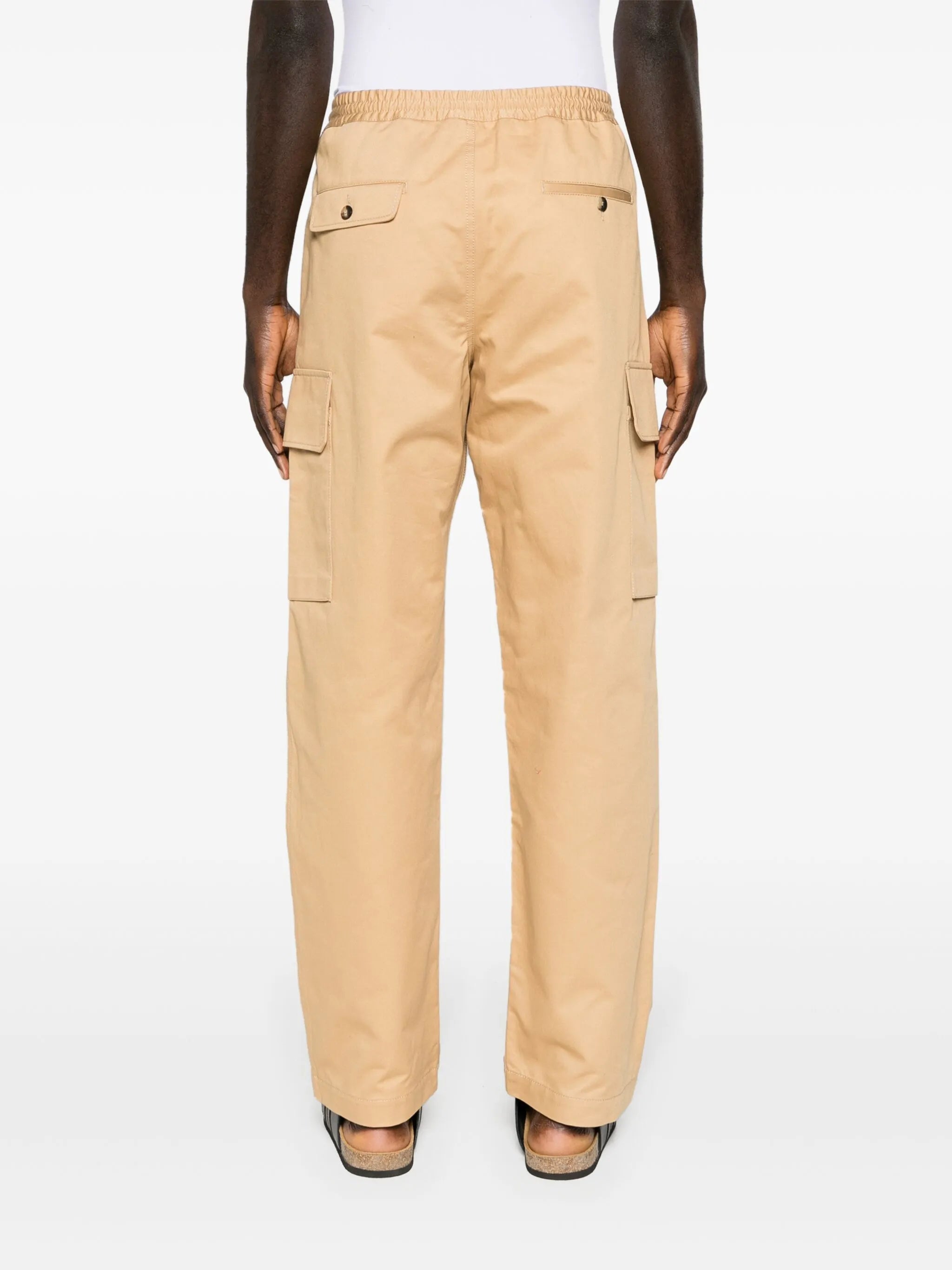 mid-rise cargo trousers