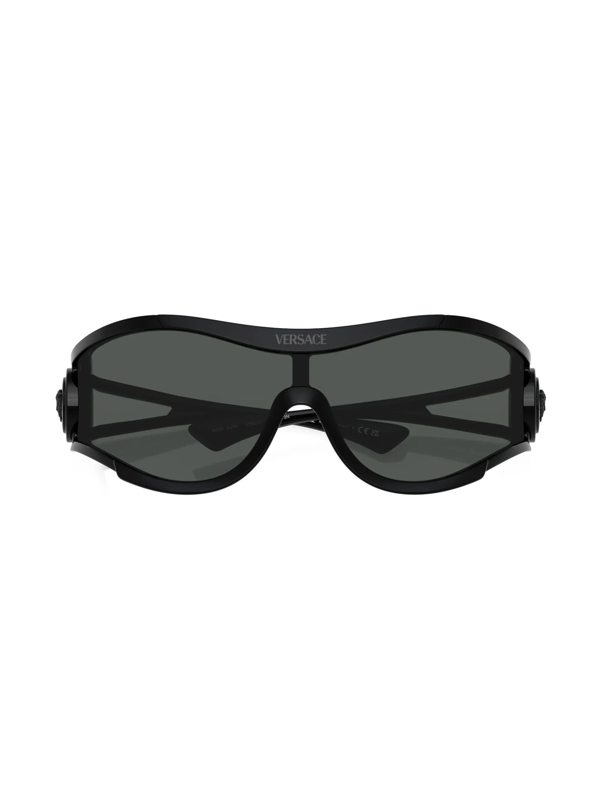 Medusa plaque shield-frame sunglasses