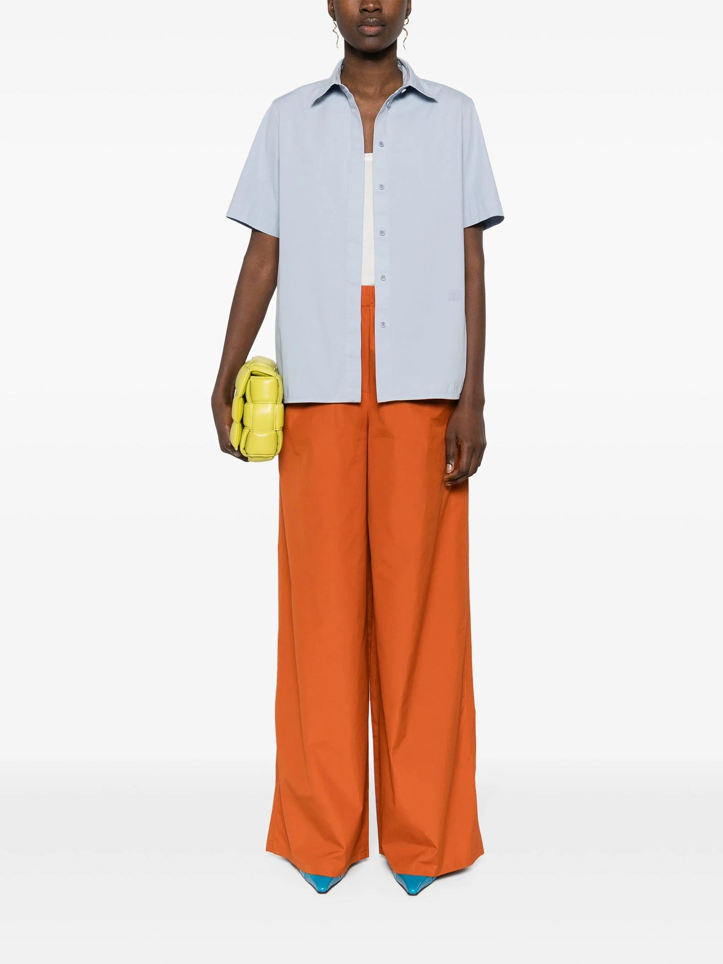 Navigli poplin palazzo pants