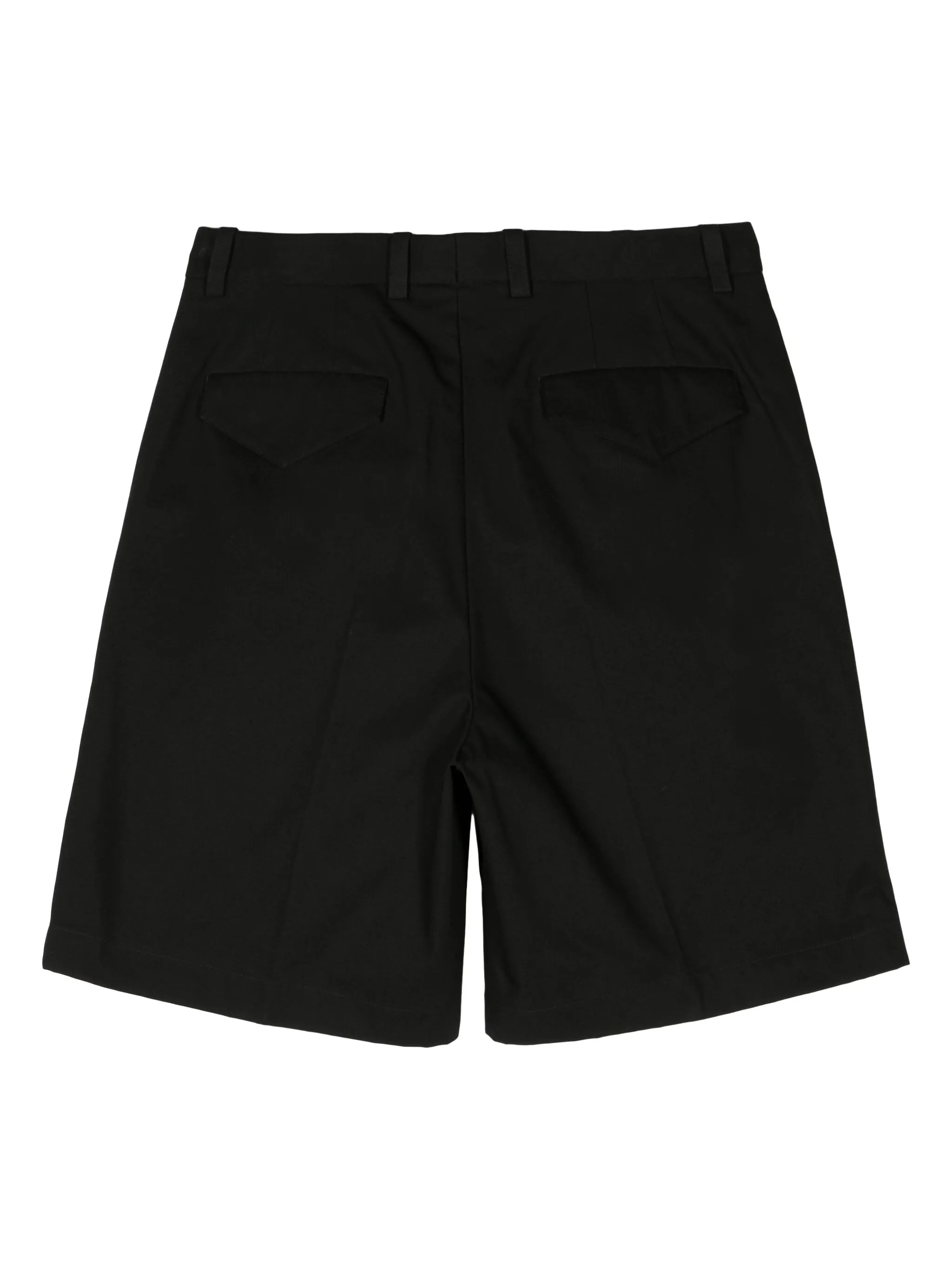 canvas straight-leg shorts