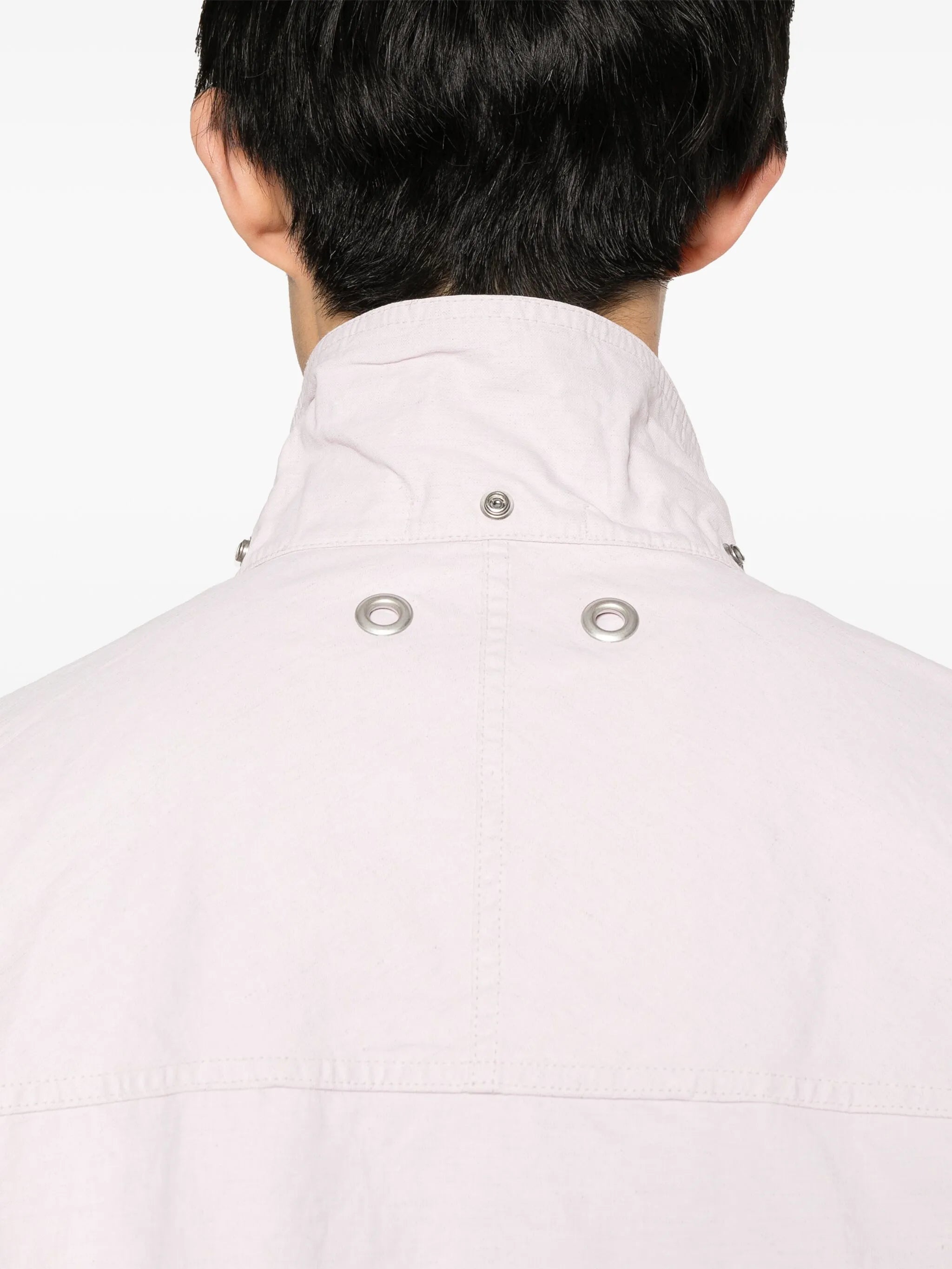 linen hooded jacket