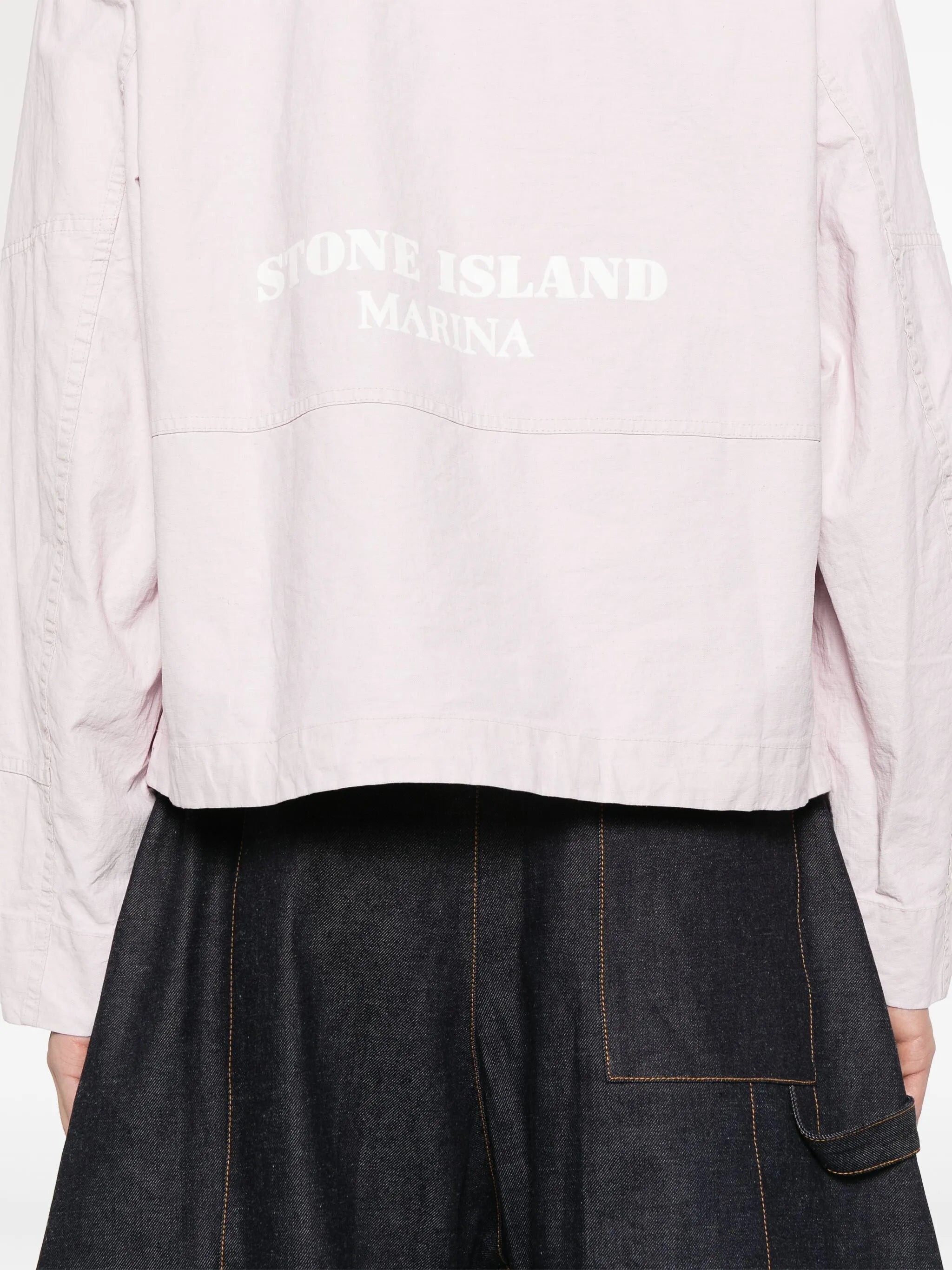 linen hooded jacket
