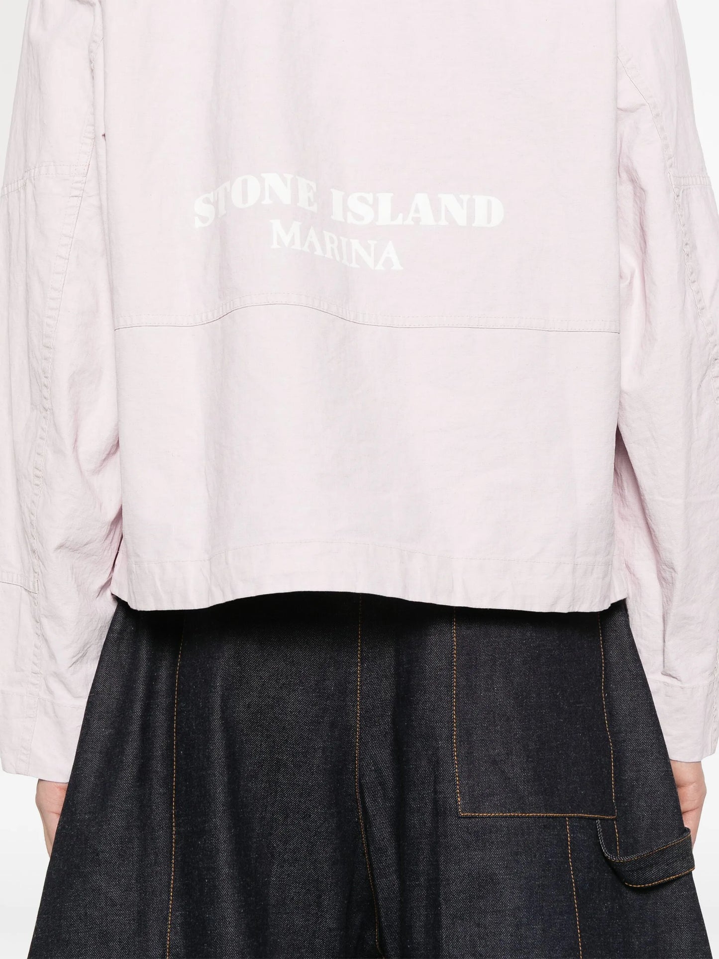 linen hooded jacket