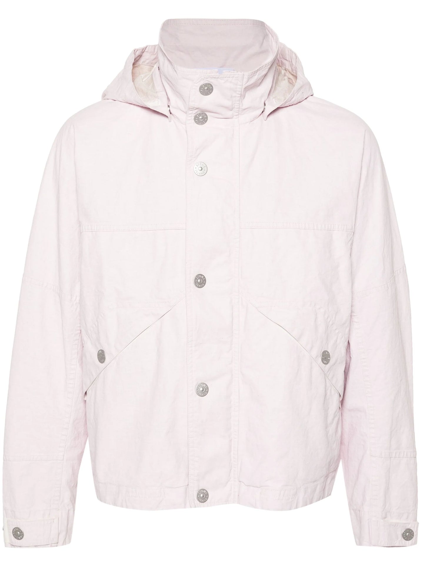 linen hooded jacket