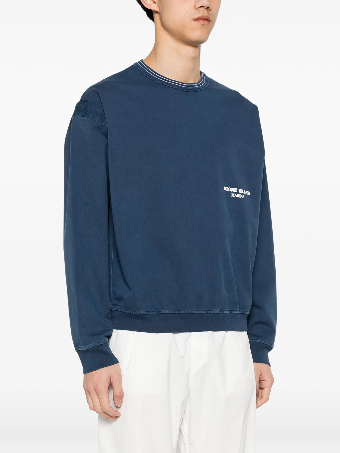 logo-print cotton sweatshirt
