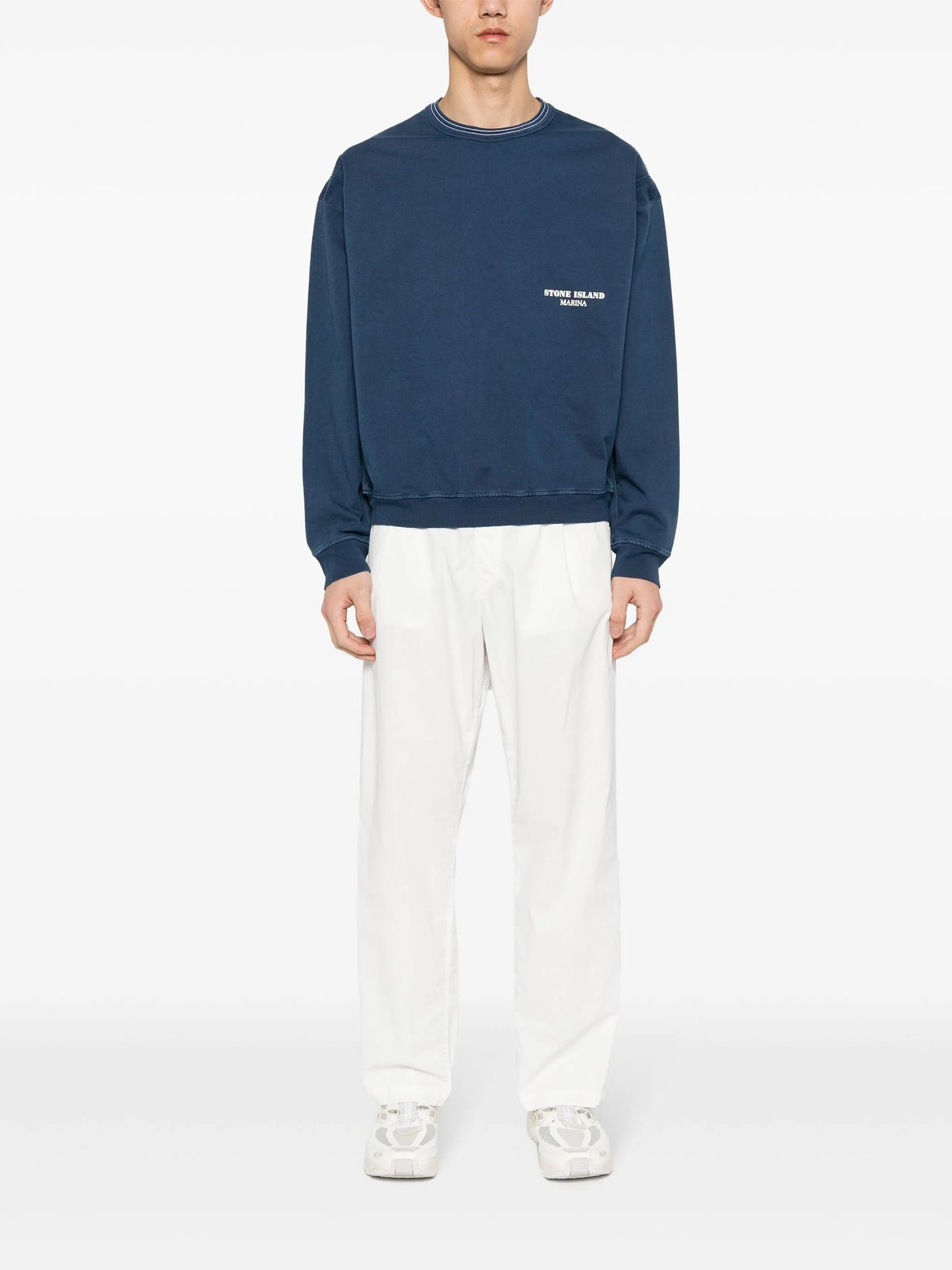 logo-print cotton sweatshirt