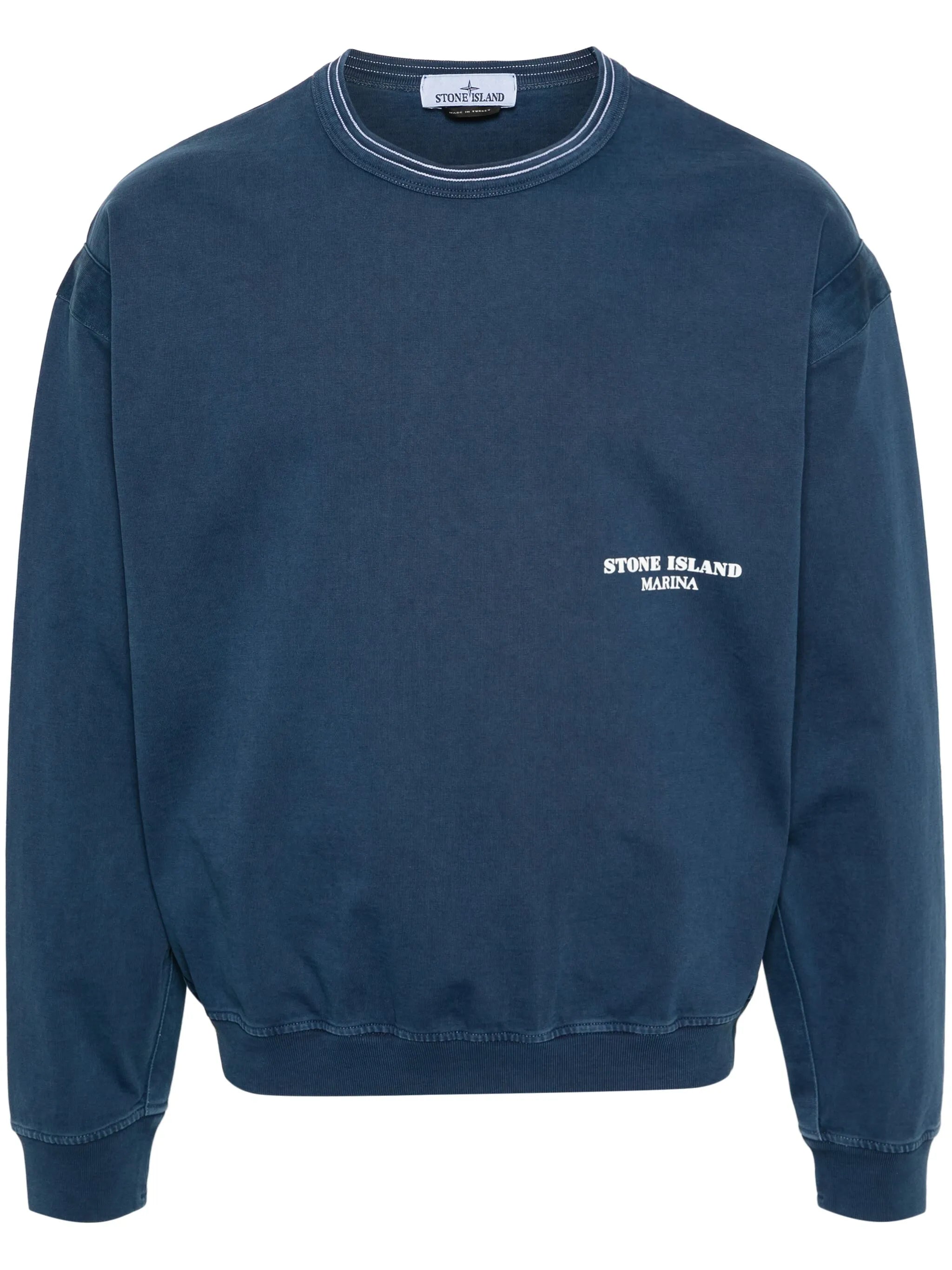 logo-print cotton sweatshirt