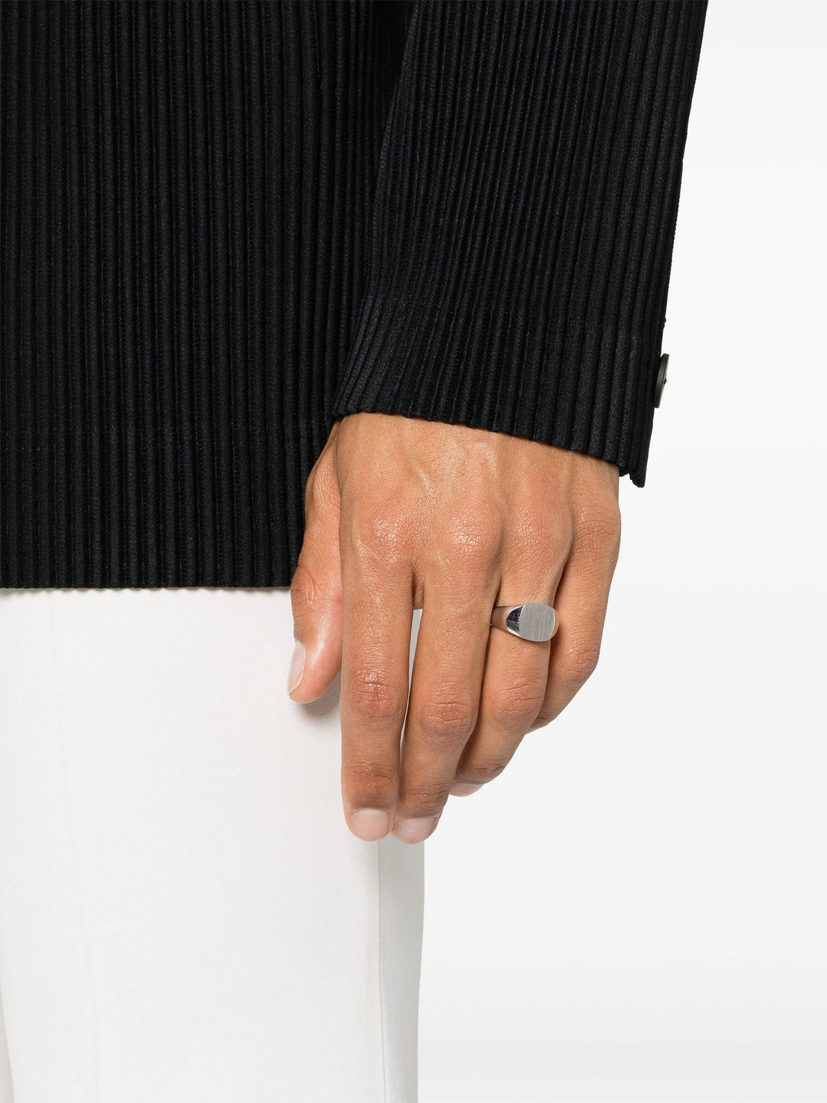 Kay satin-finish ring