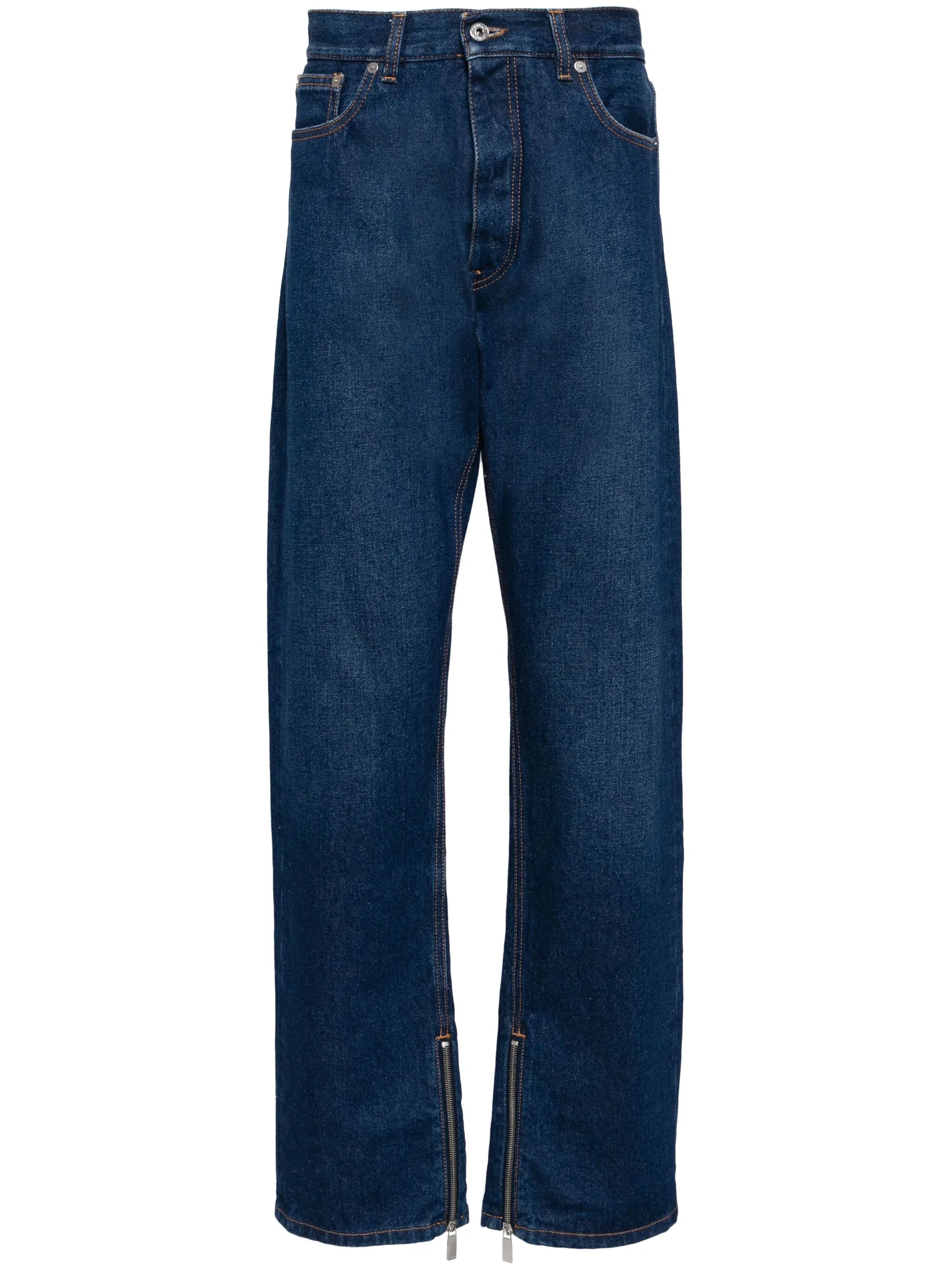 Arr Tab Zip Det Skate wide-leg jeans