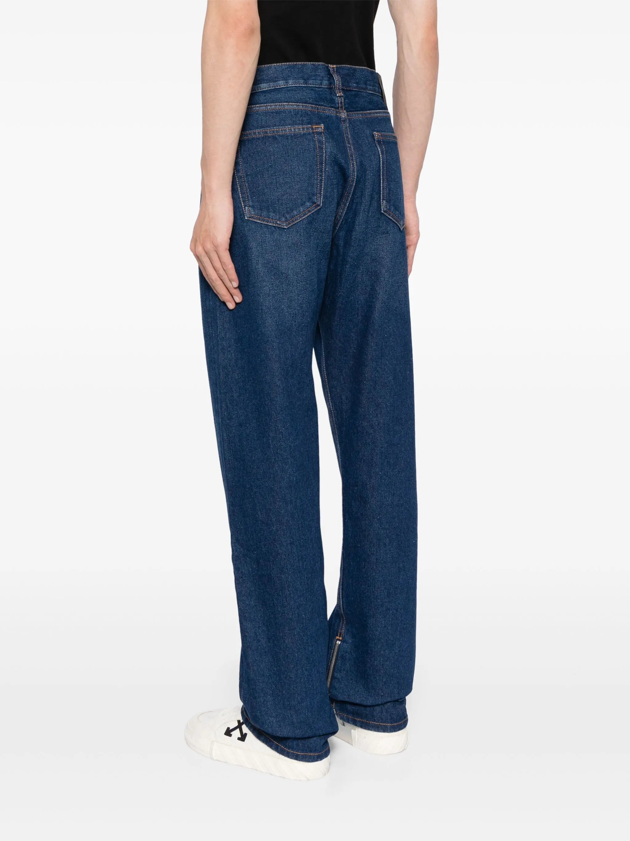 Arr Tab Zip Det Skate wide-leg jeans