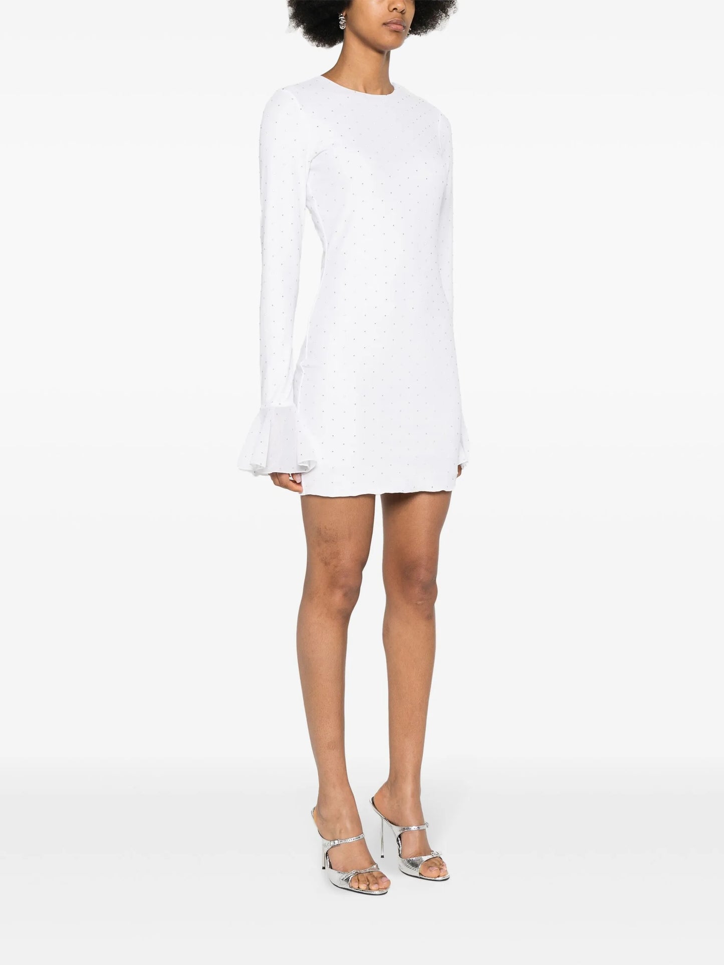crystal-embellished mini dress