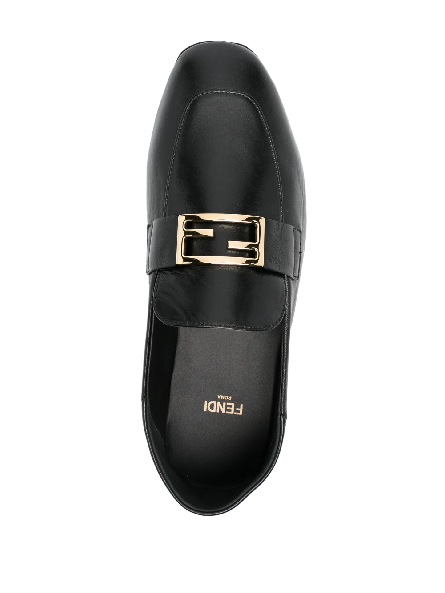Baguette leather loafers