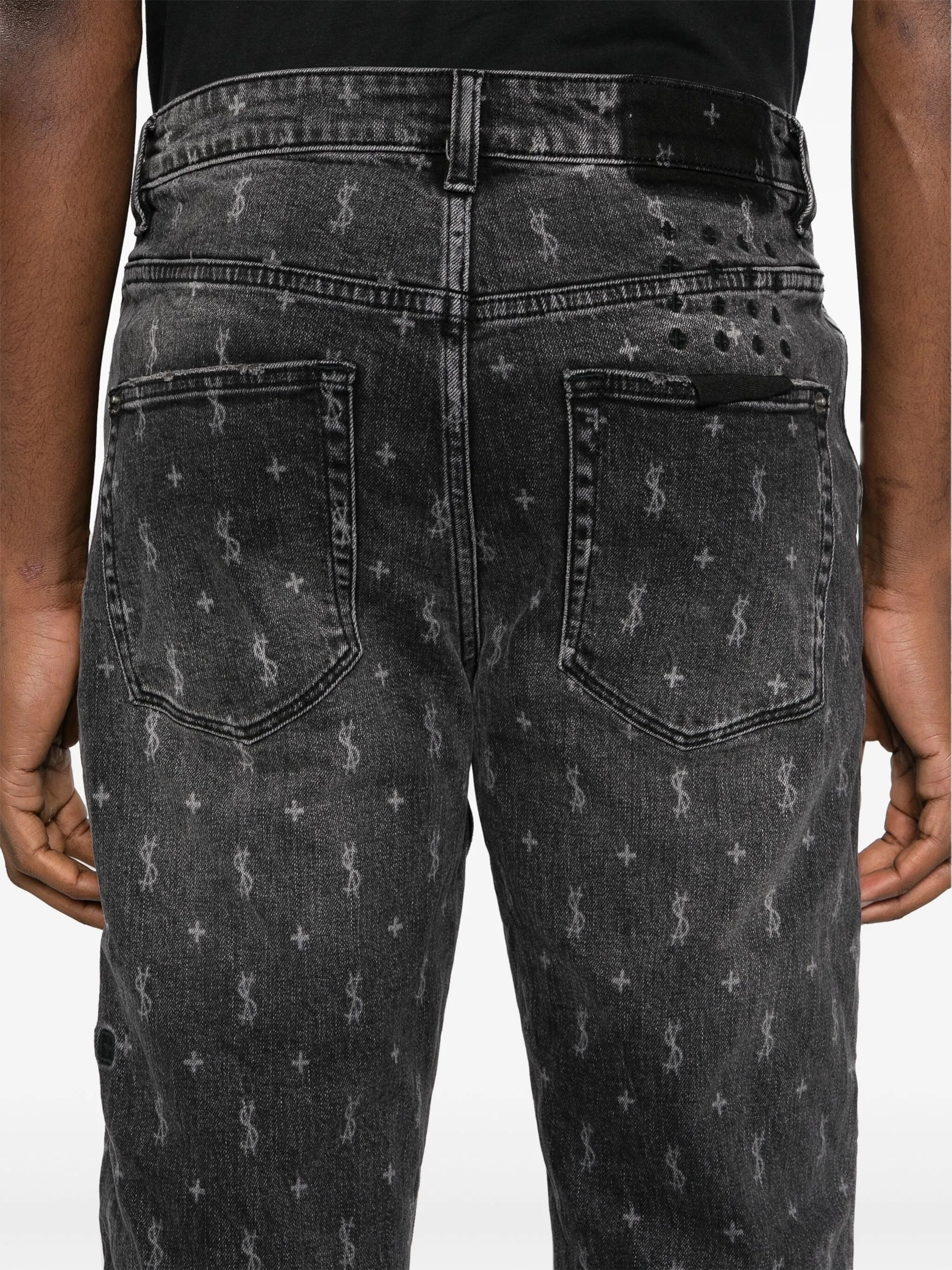 Hazlow Allstar mid-rise tapered jeans
