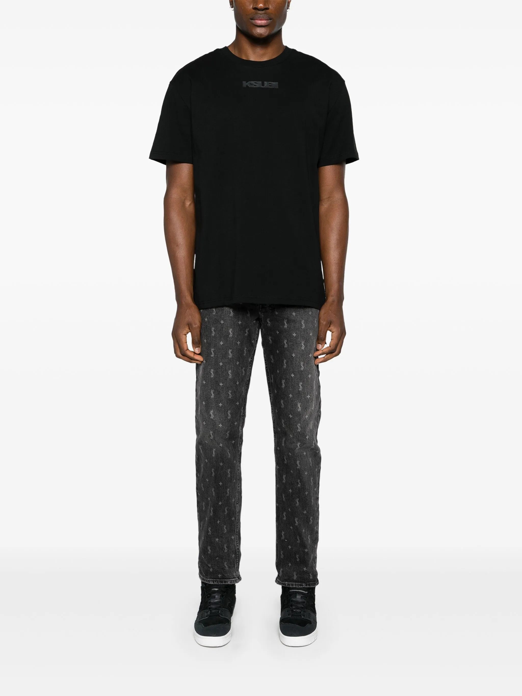 Hazlow Allstar mid-rise tapered jeans
