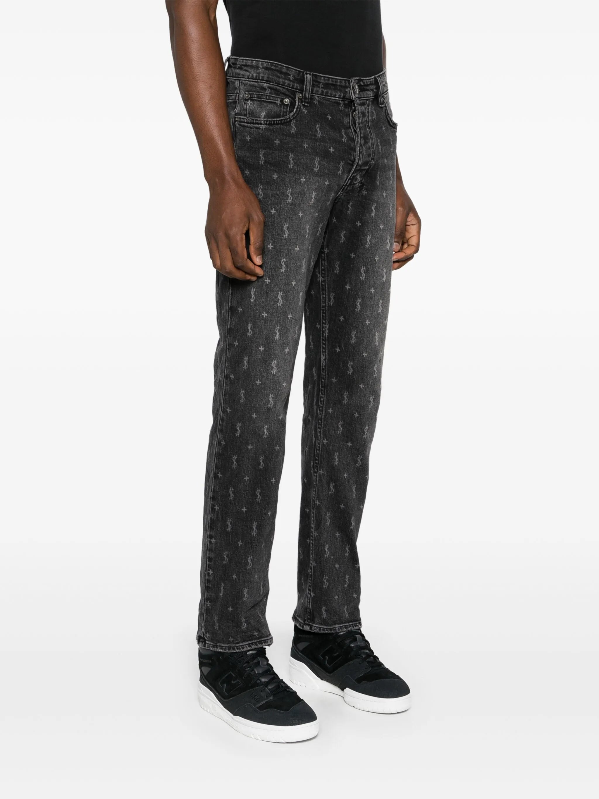 Hazlow Allstar mid-rise tapered jeans